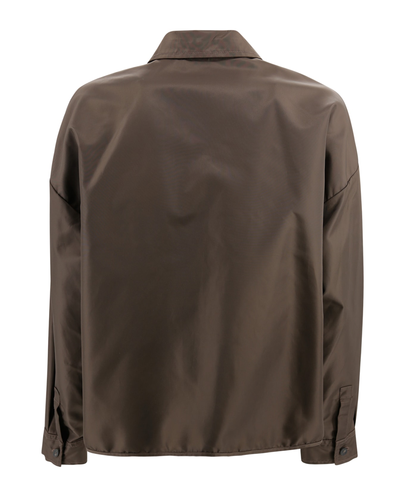 Weekend Max Mara Drip-proof Crop Shirt - Cioccolato