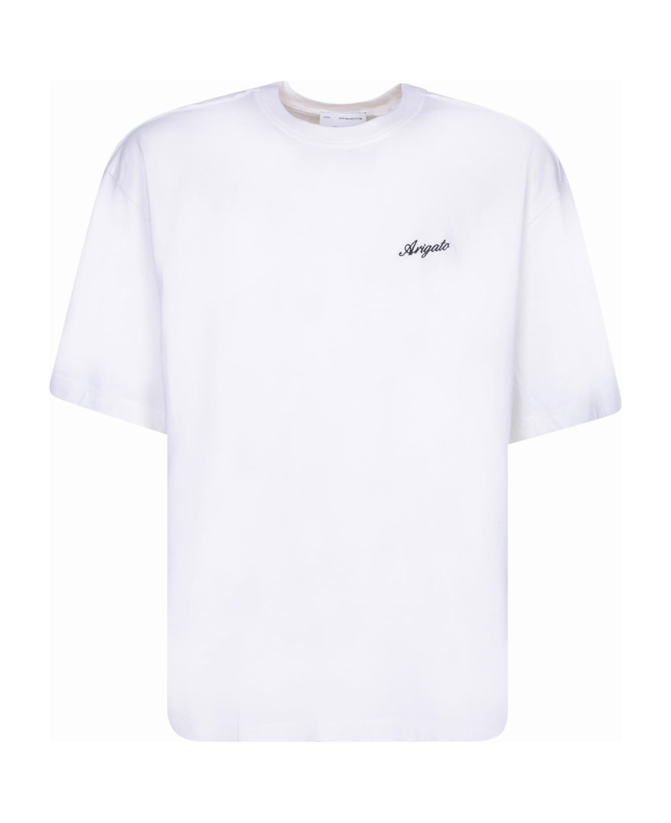 Axel Arigato Logo-embroidered T-shirt - White