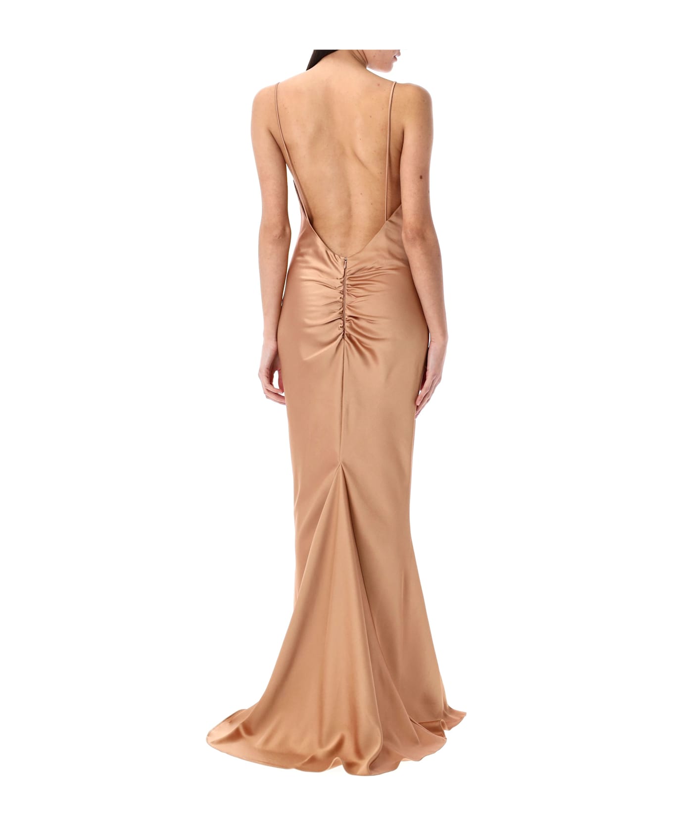 The Andamane Ninfea Maxi Slip Dress - BLUSH