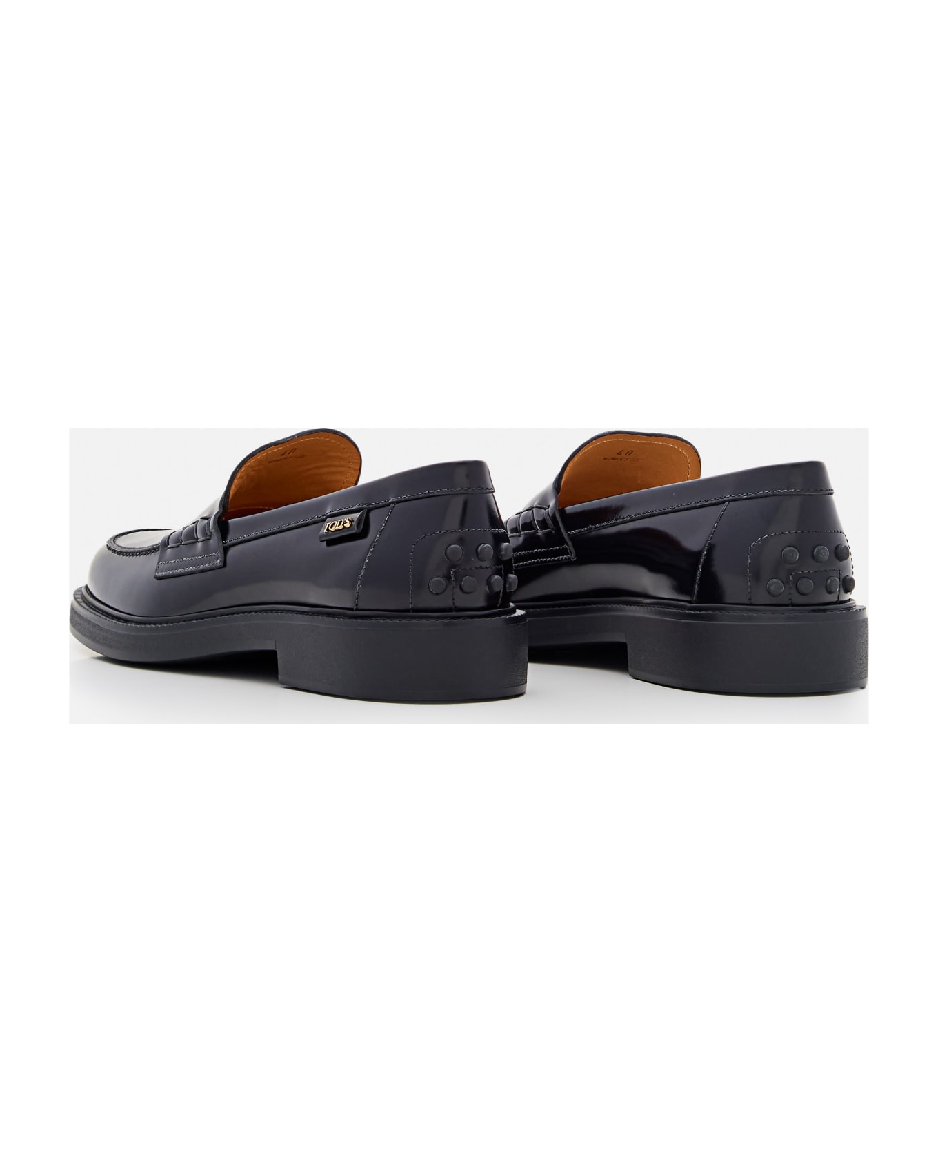 Tod
s Leather Loafers - Black
