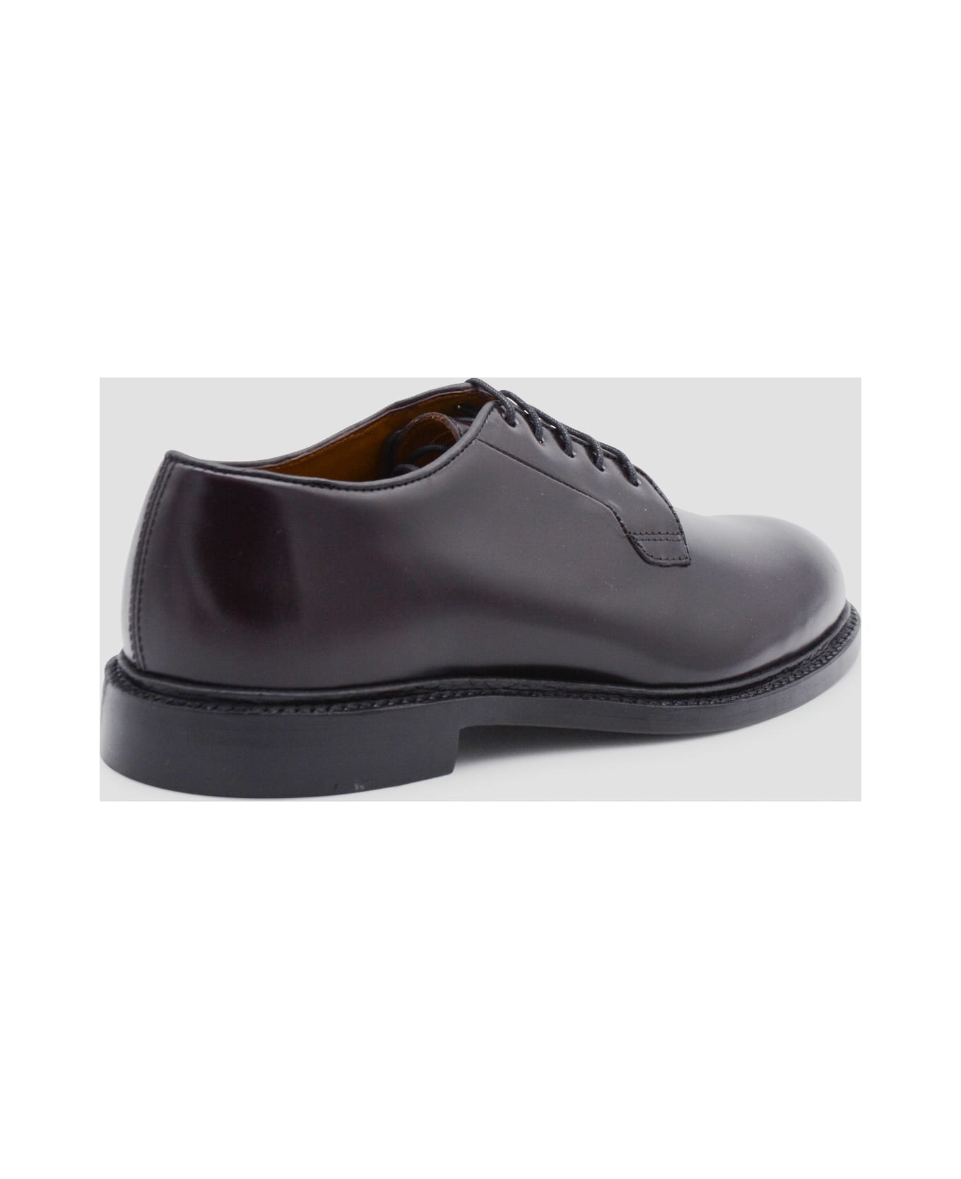 Sebago Burgundy Leather Milton Gyw Lace Up Shoes - Purple