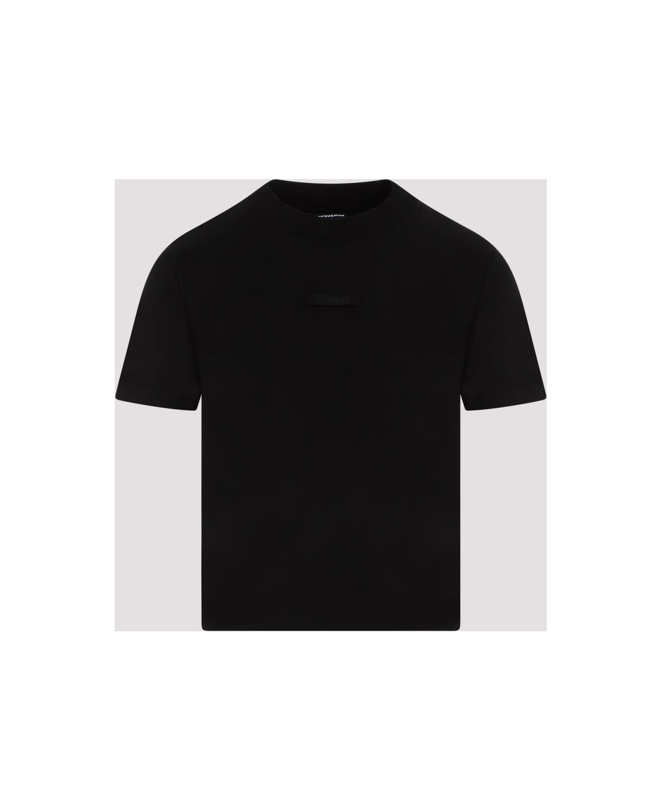 Jacquemus Le T-shirt Gros Grain - Black
