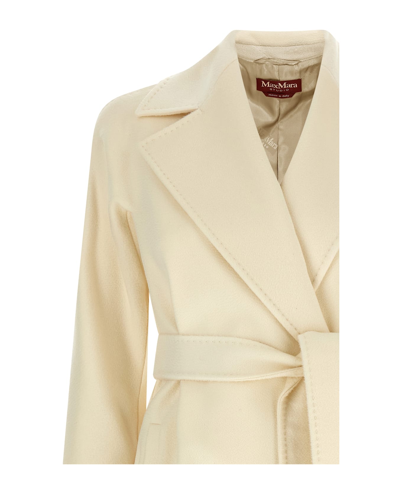 Max Mara Studio 
dravenna
 Coat - White