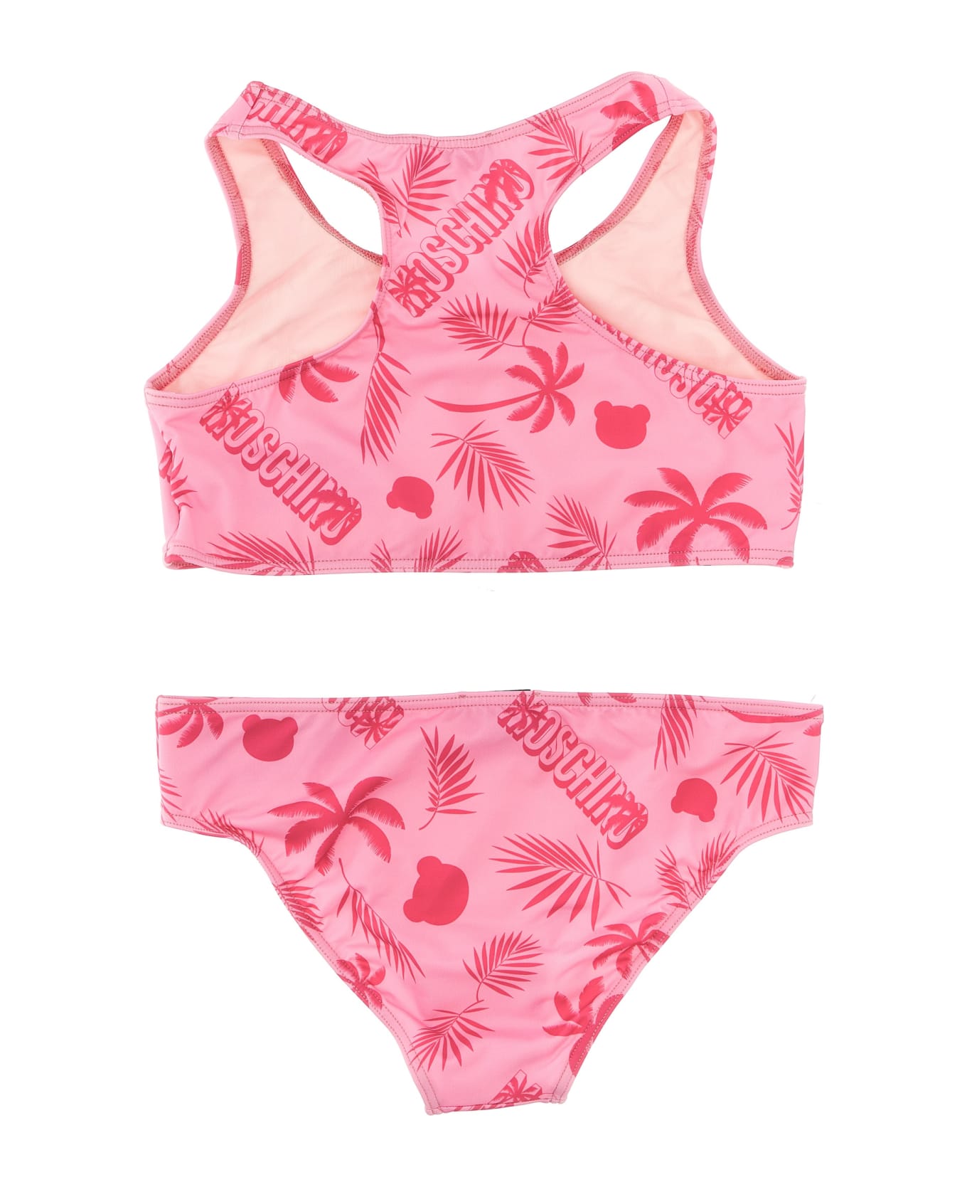 Moschino All Over Print Bikini - Pink