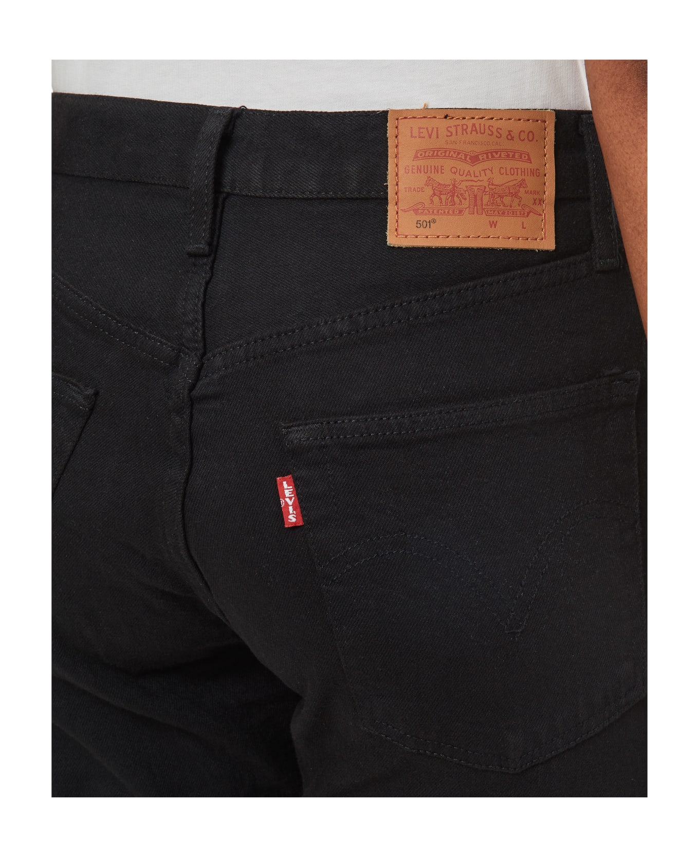 Levi's 501 Crop Jeans - Black