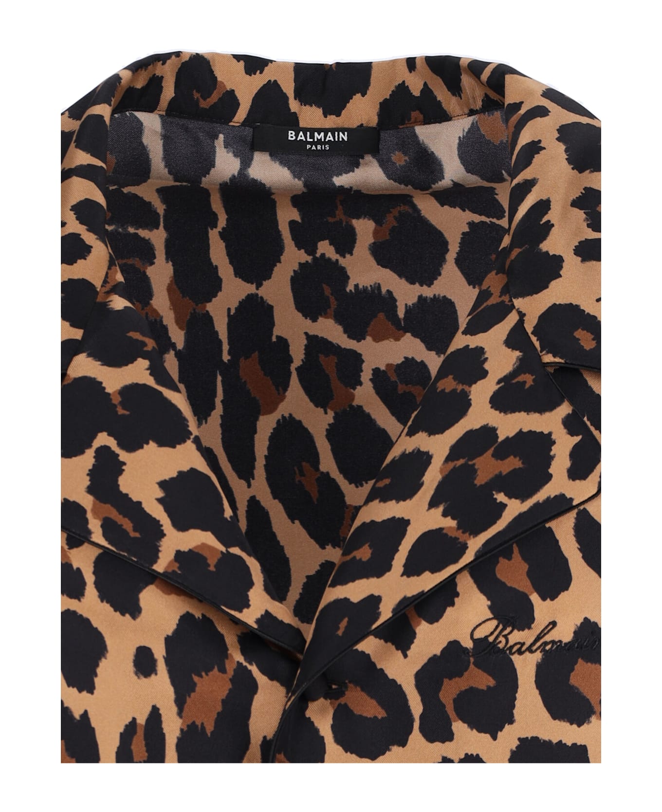 Balmain Animal Shirt - Brown