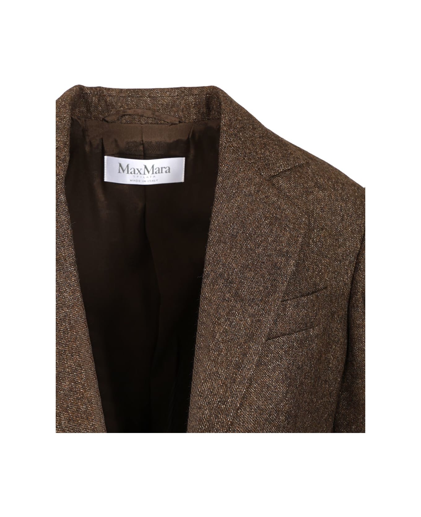 Max Mara Wool Tweed Jacket - BROWN