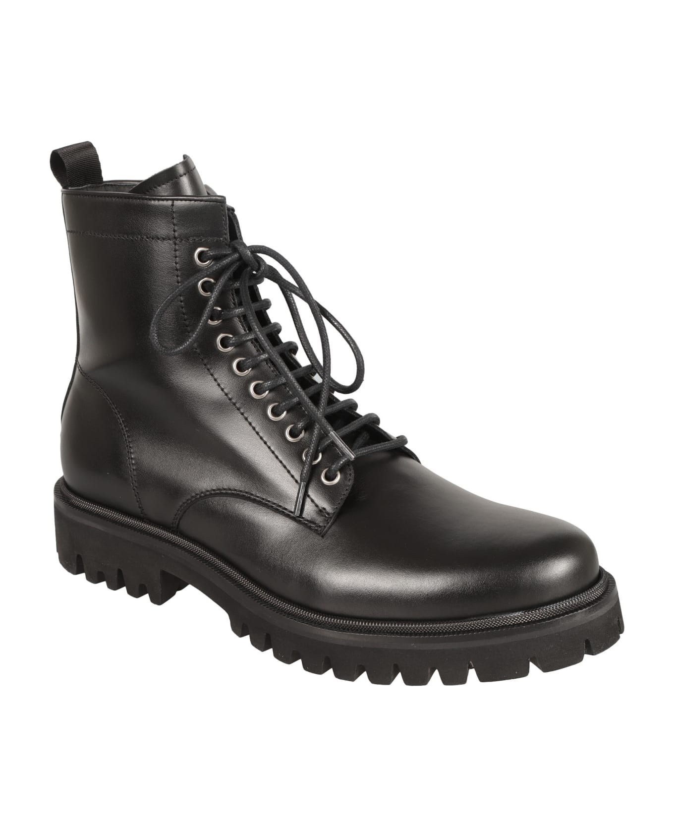 Dsquared2 Be Icon Combat Boots - Black