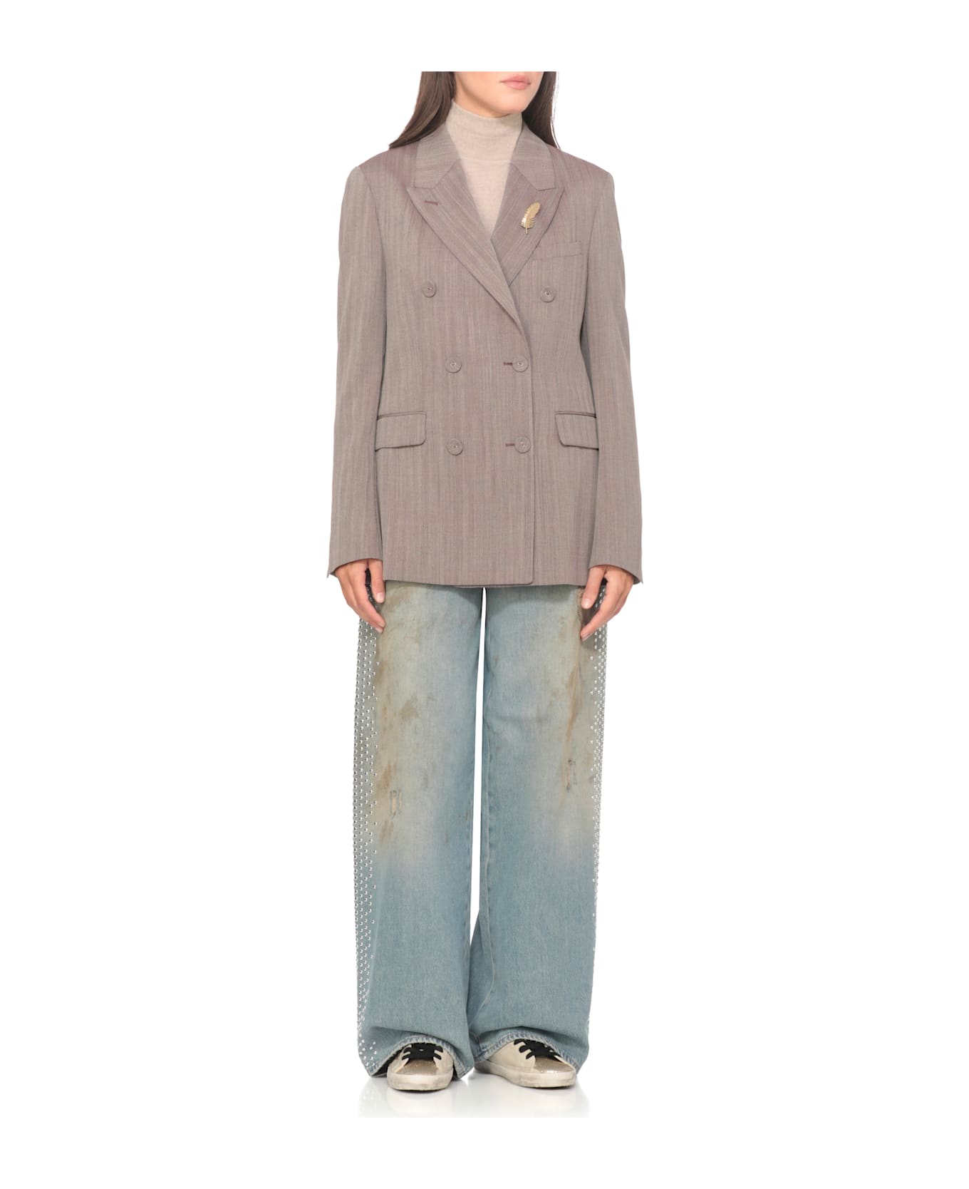 Golden Goose Diva Blazer - Brown
