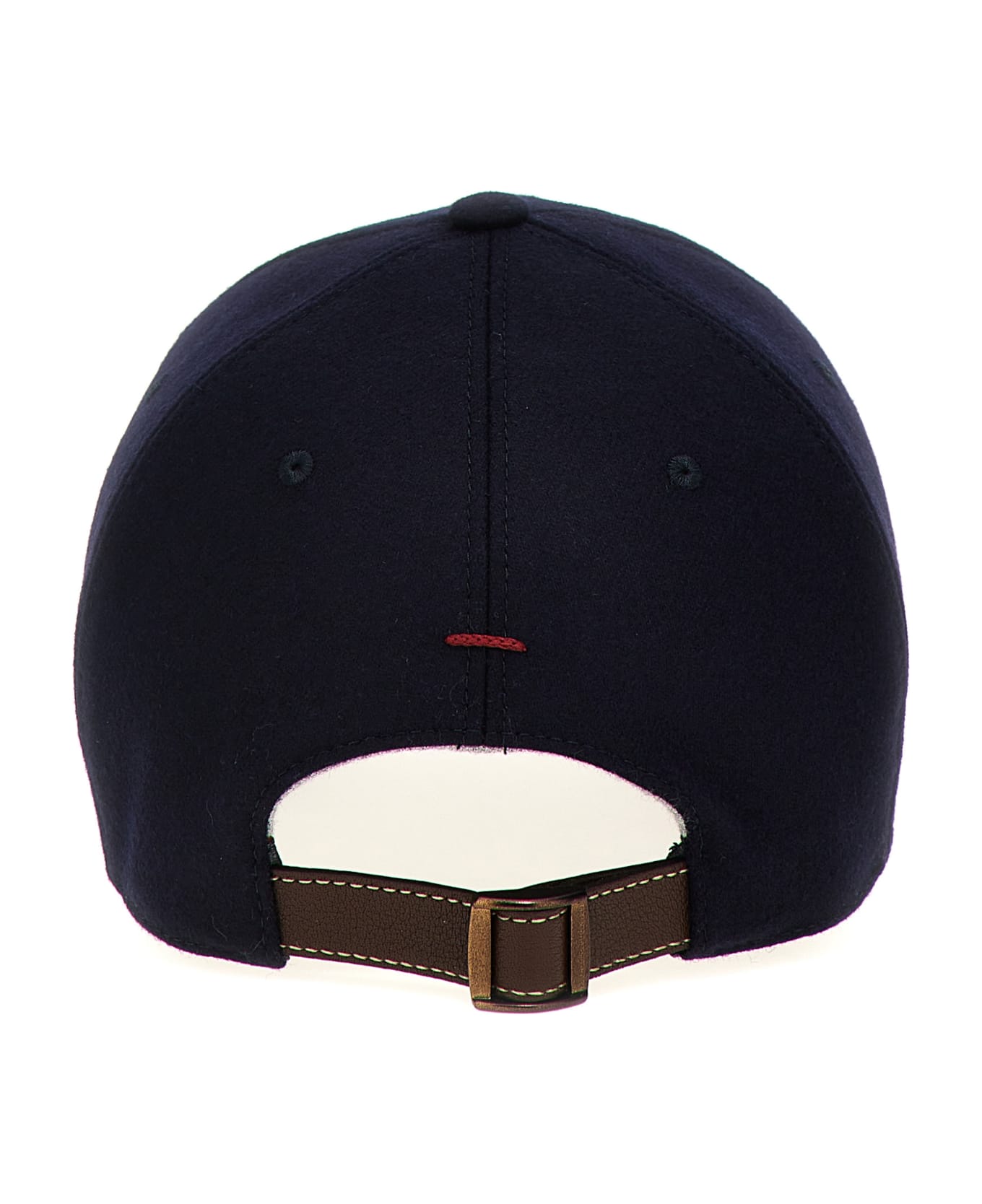 Brunello Cucinelli Logo Embroidery Cap - Blue