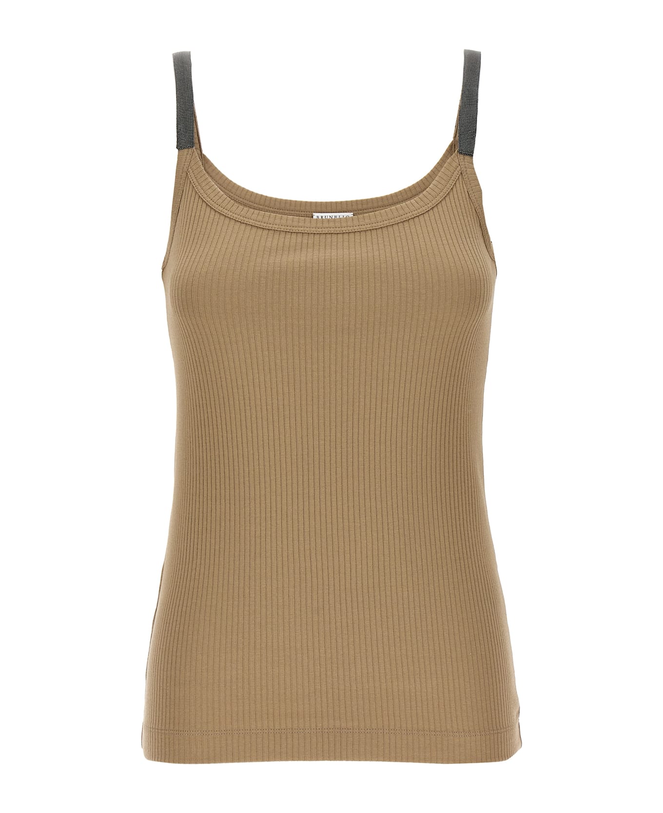 Brunello Cucinelli Top Monile - Beige
