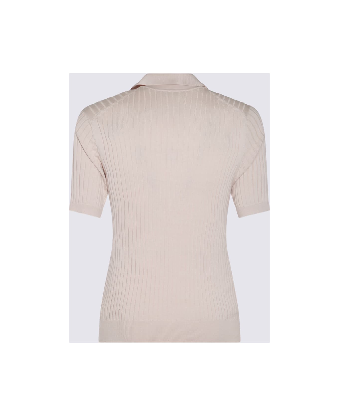 Brunello Cucinelli Light Beige Cotton Polo Shirt - Beige