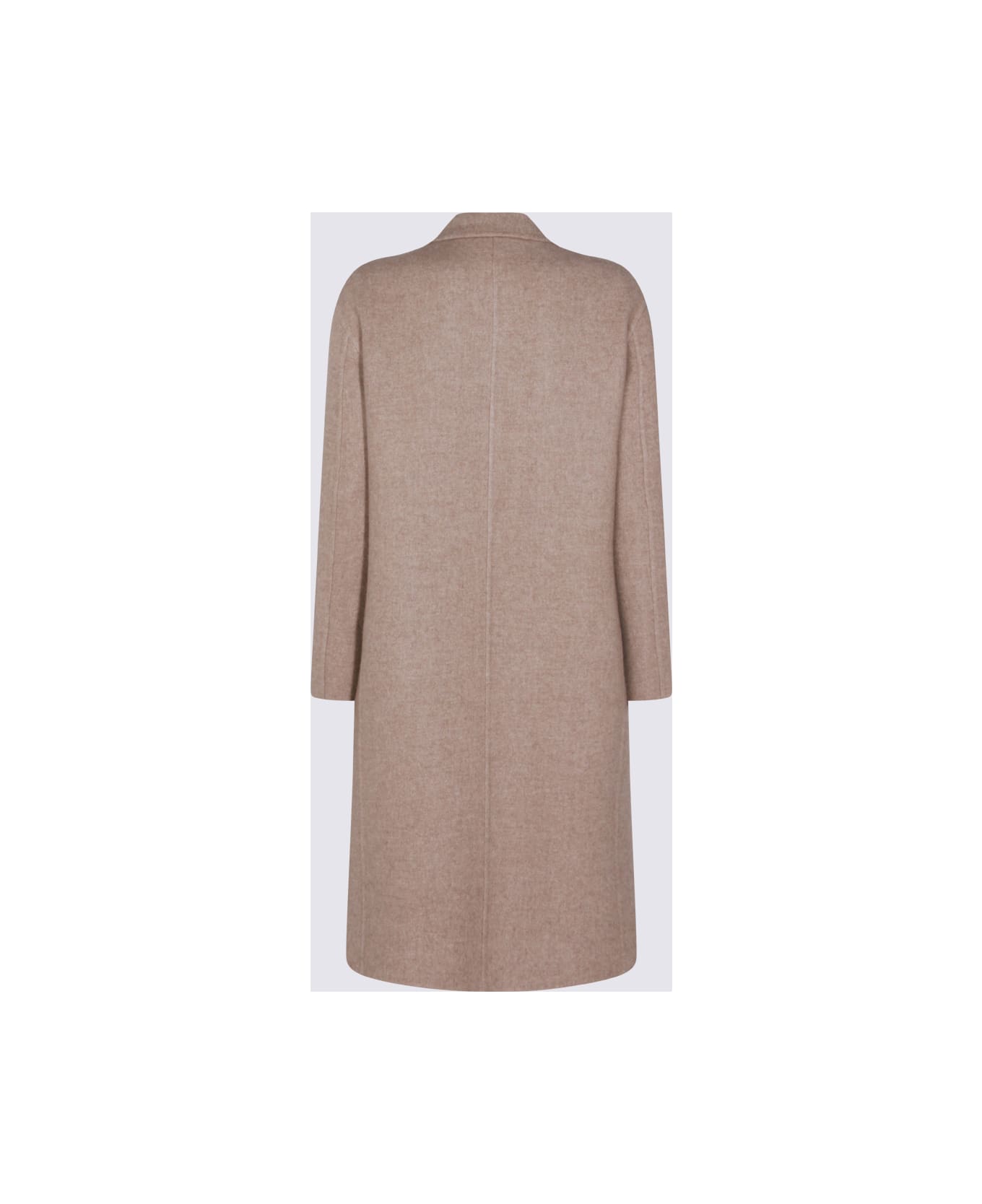 The Row Beige Cashmere Coat - Beige