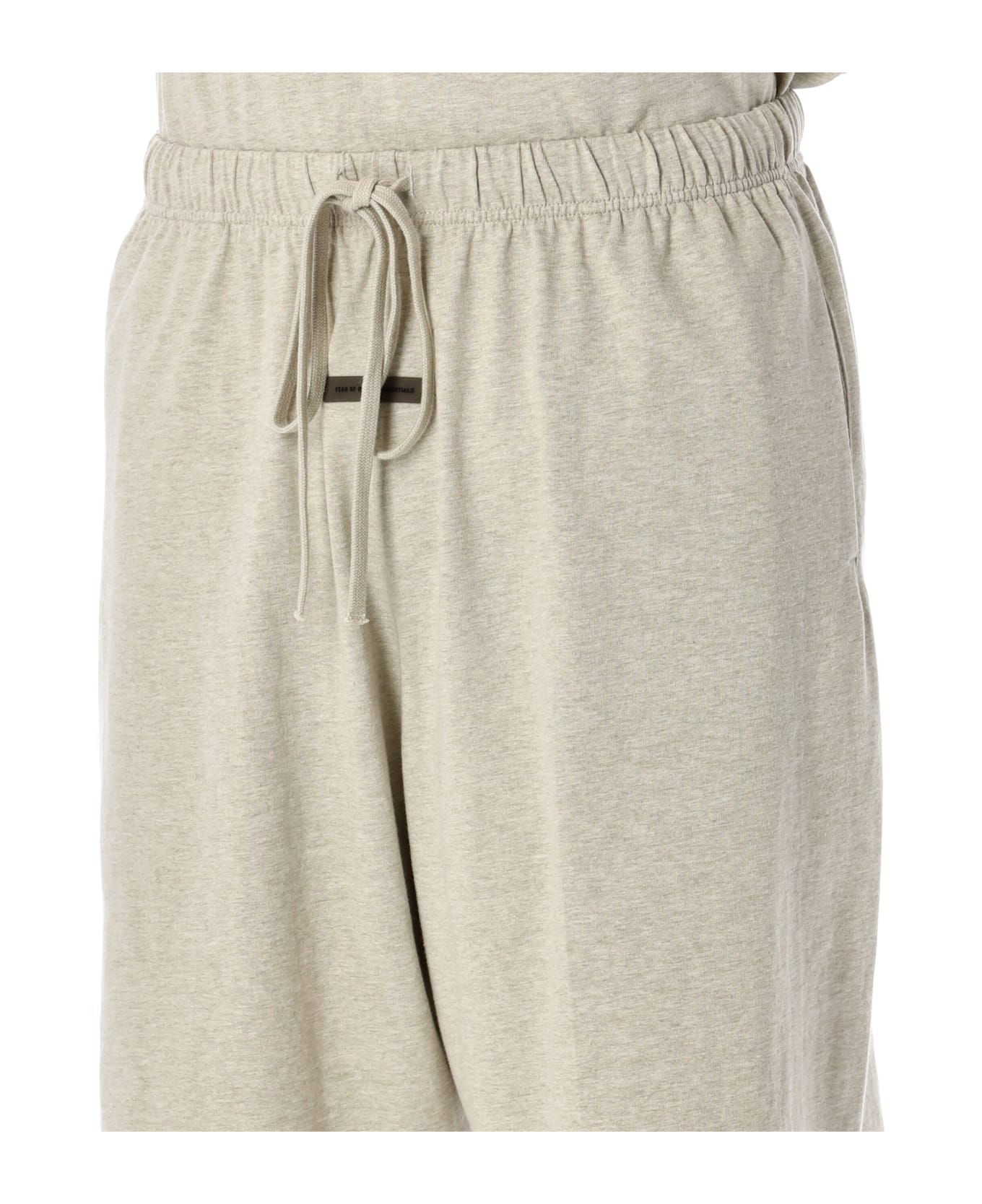 Fear of God Basketball Cotton Jersey Shorts - HEATHER STONE
