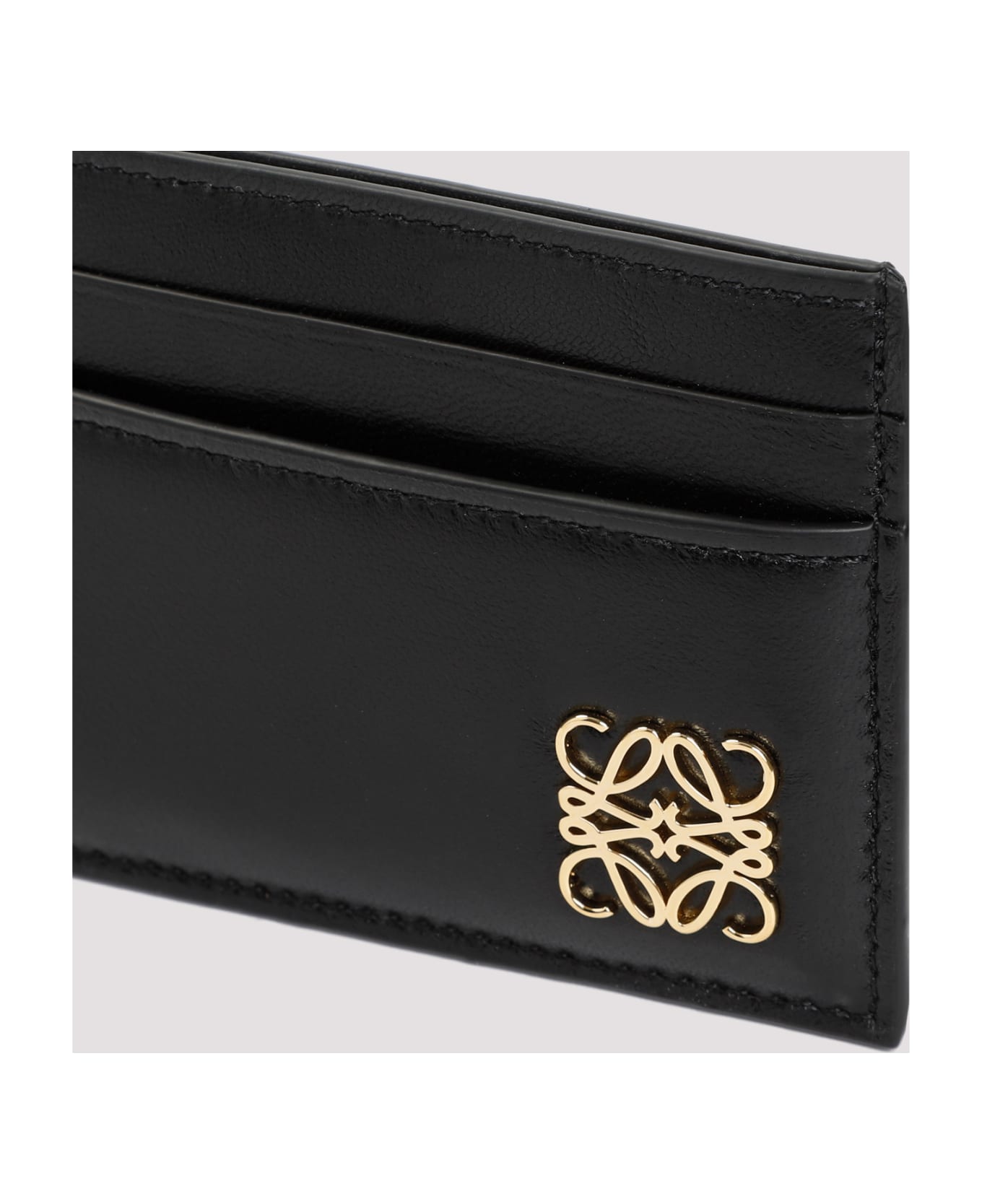 ロエベ Loewe Anagram Puffer Plain Cardholder Puffer Anagram plain cardholder in shiny nappa calfskin Red