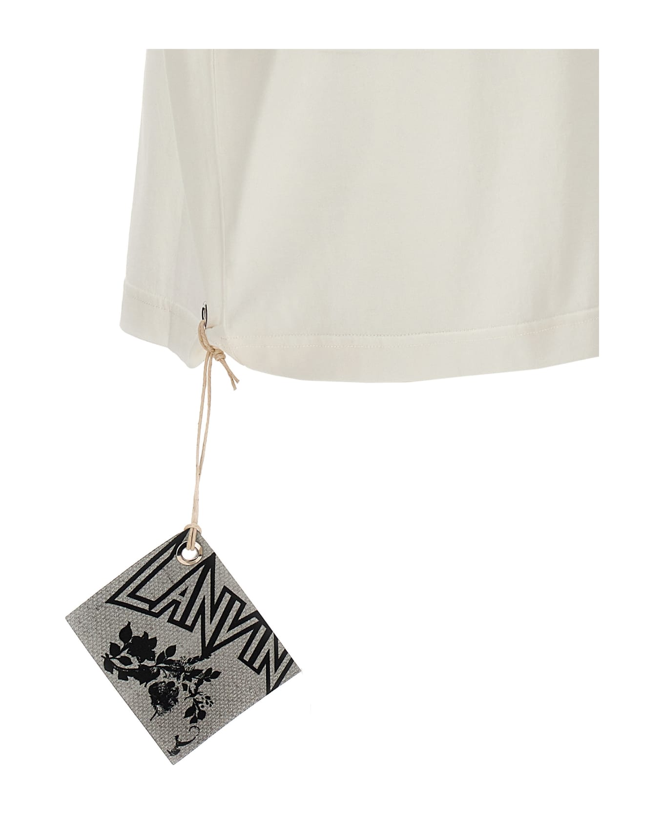 Lanvin Logo Print T-shirt - White シャツ
