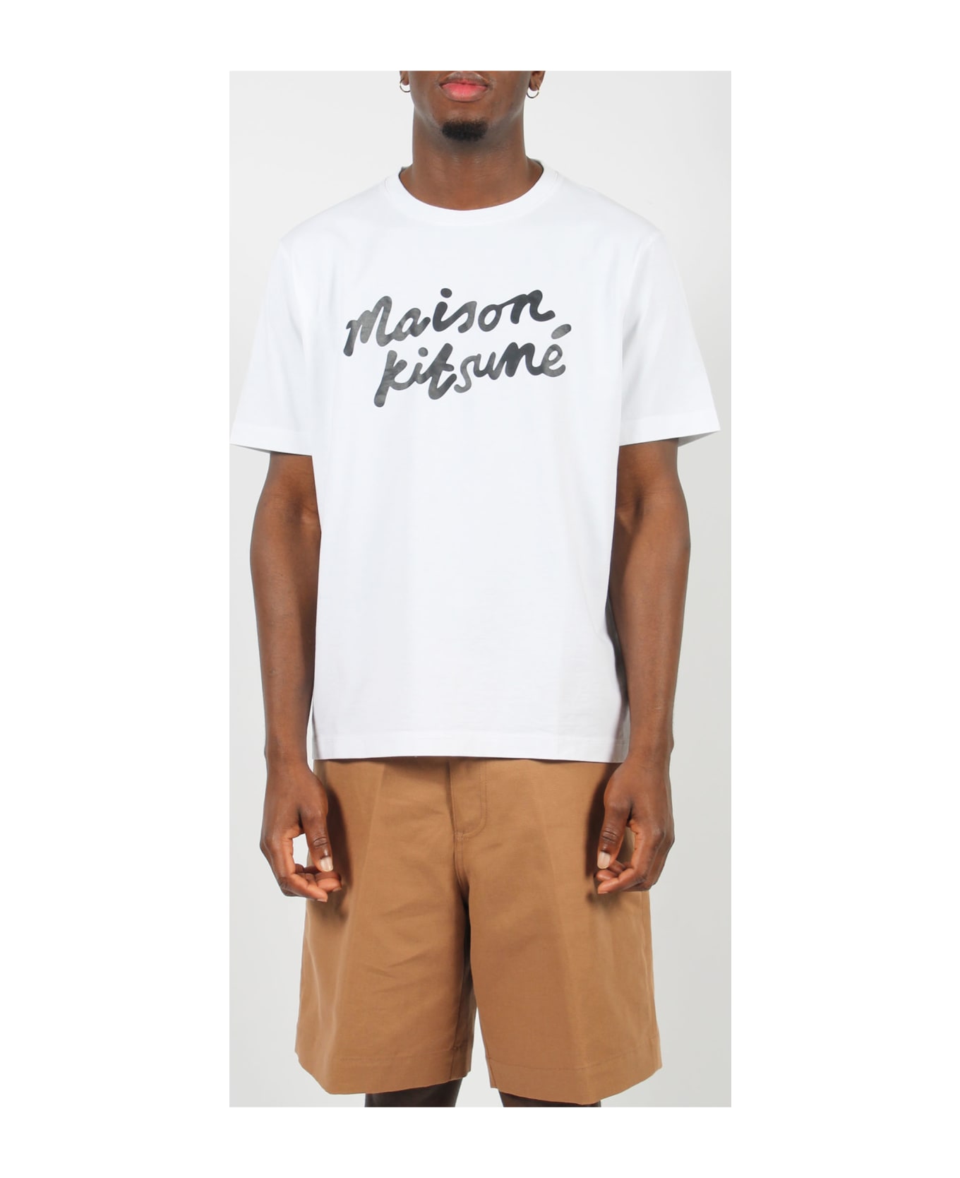 Maison Kitsuné Maison Kitsune Handwriting T-shirt - White シャツ