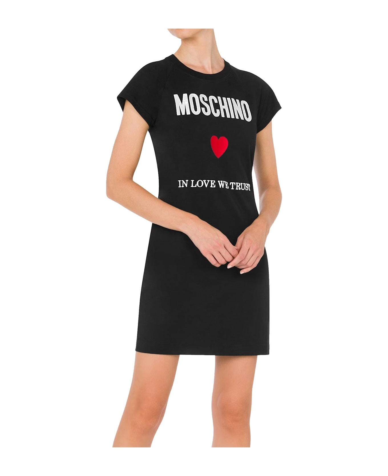 Moschino Couture In Love We Trust Mini Dress - Black ワンピース＆ドレス