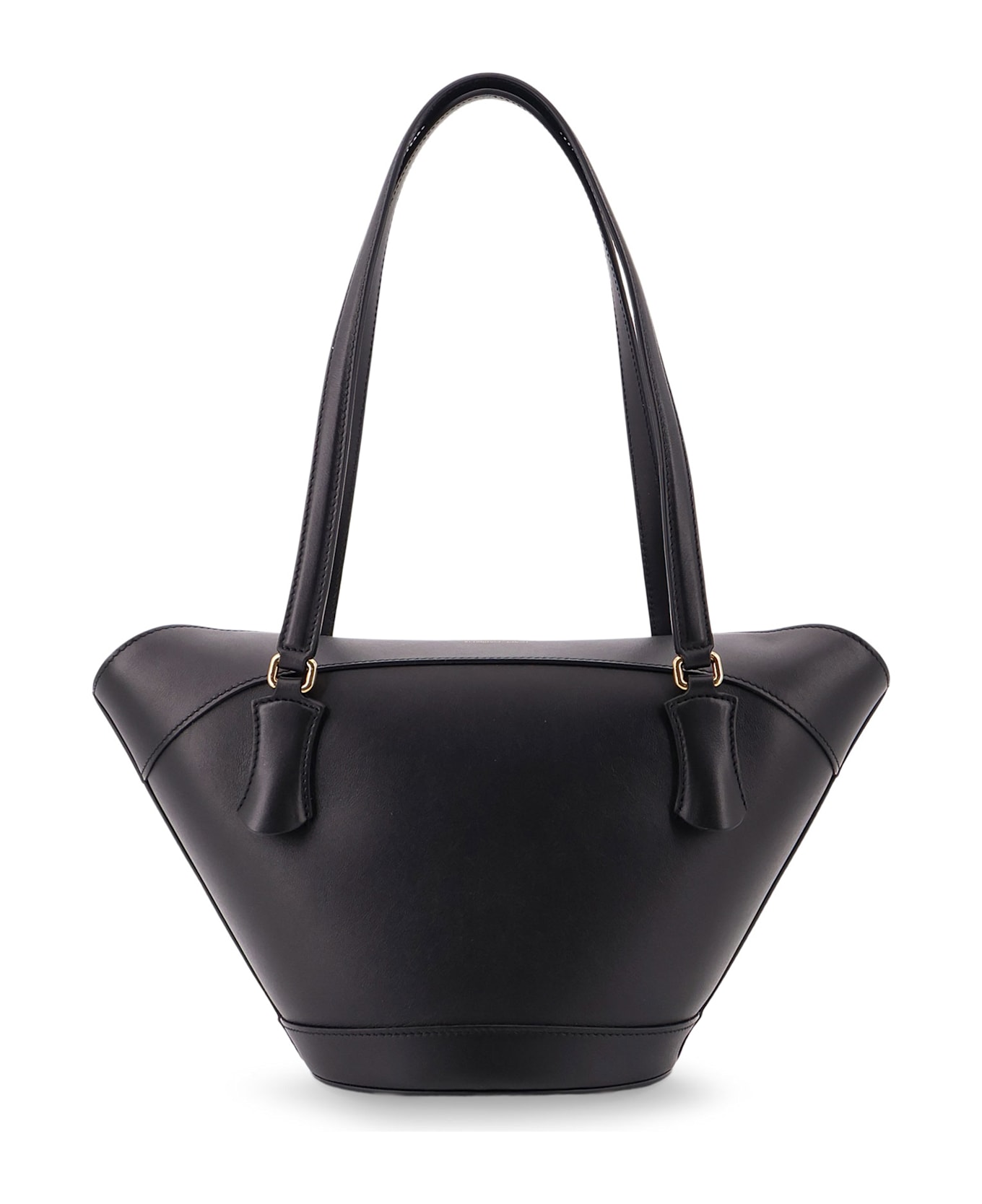 Dolce 
Gabbana Coffa Capri Leather Shoulder Bag - Black