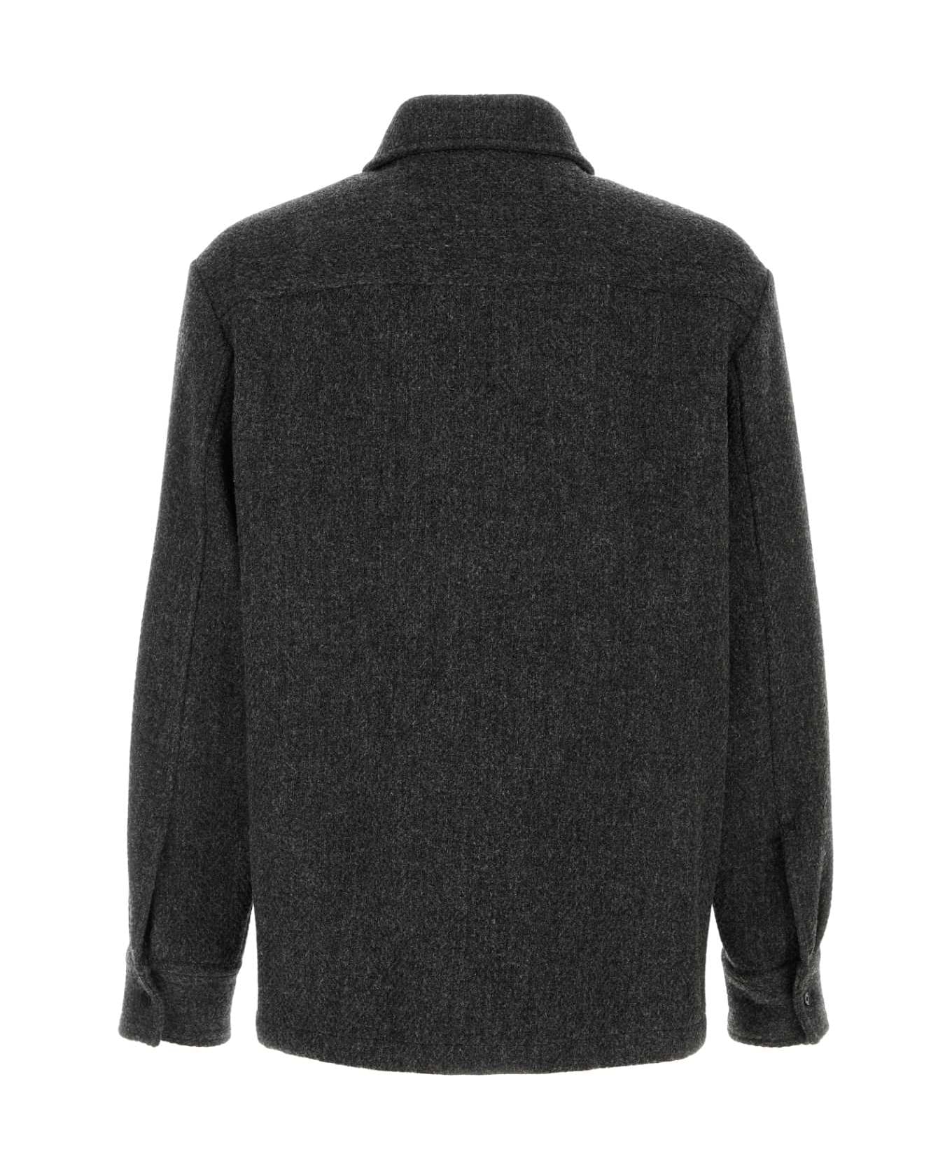 Jil Sander Dark Grey Wool Jacket - DARKGREY