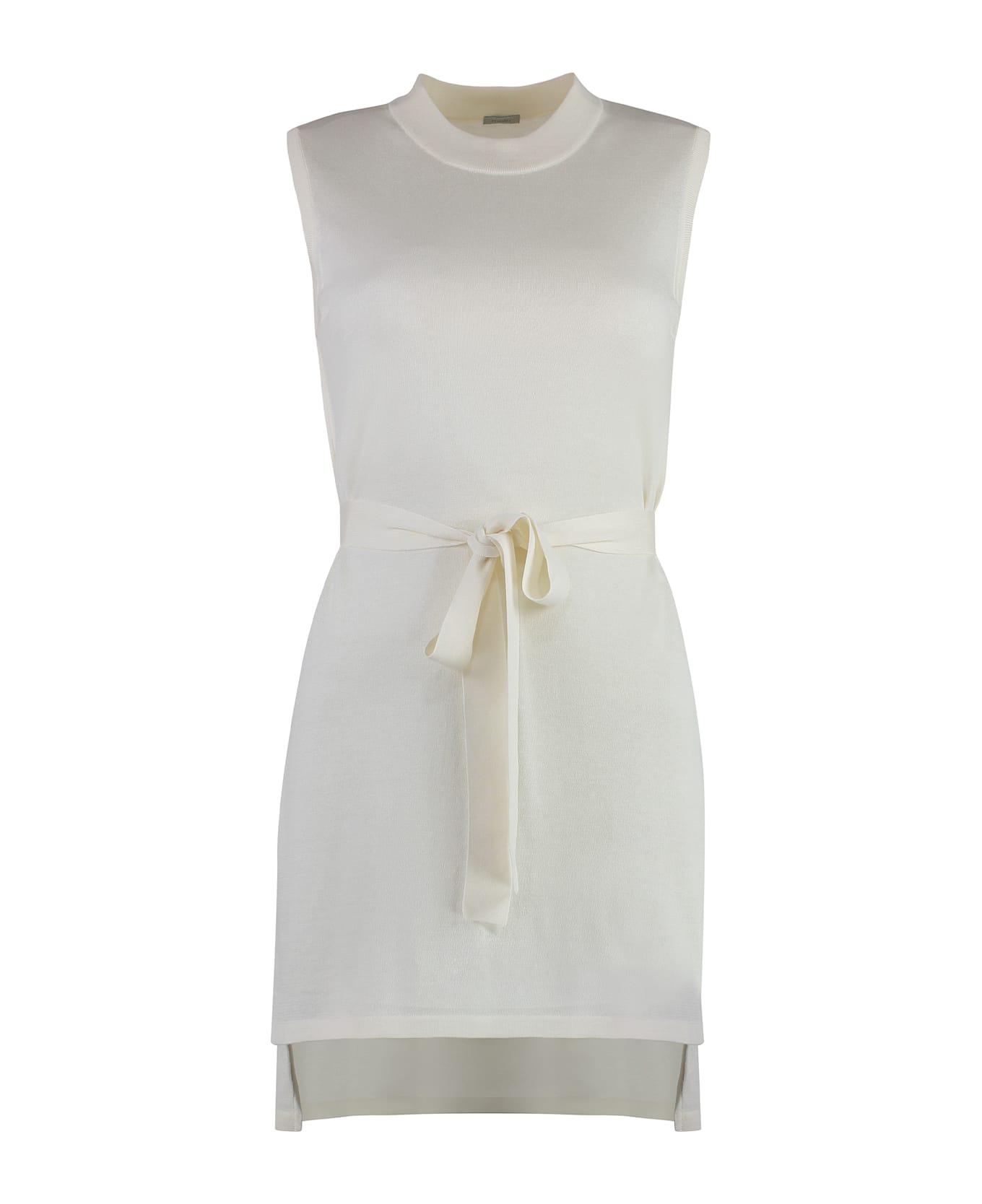 Malo Knitted Dress - Ivory ワンピース＆ドレス