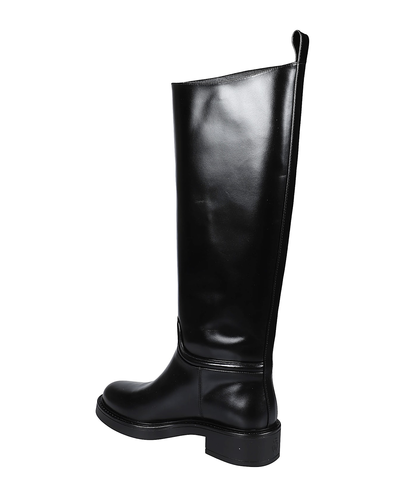 Stuart Weitzman Celia Riding Boots - Blk Black