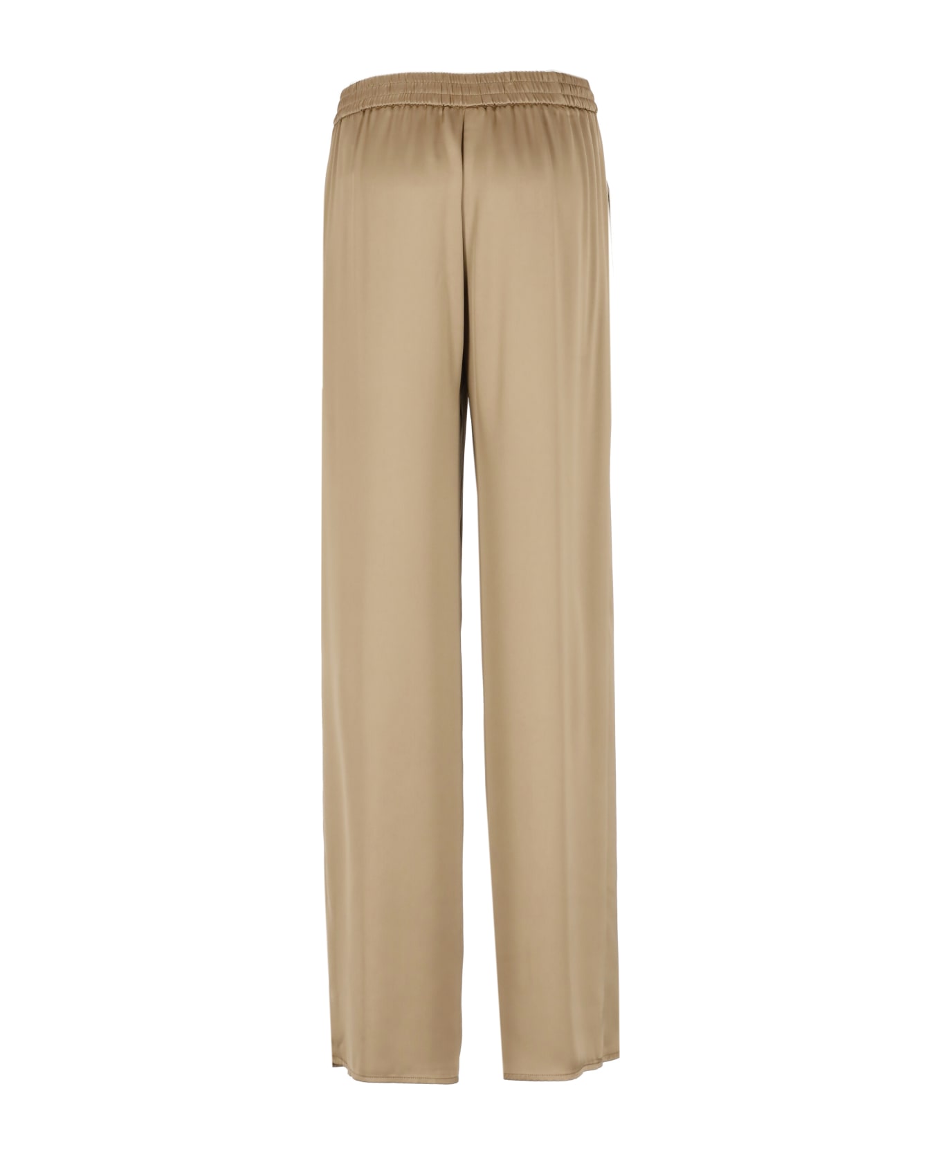 Herno Satin Trousers - Brown