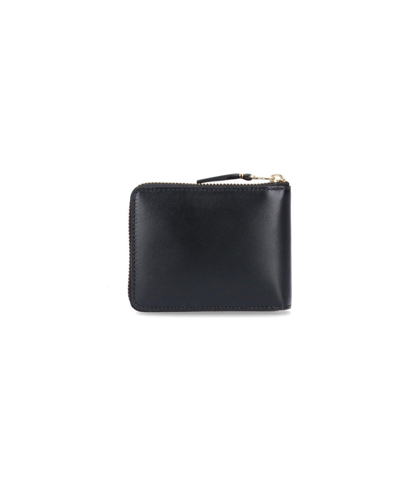 Comme des Garçons Wallet Classic Line Zipped Wallet - Black