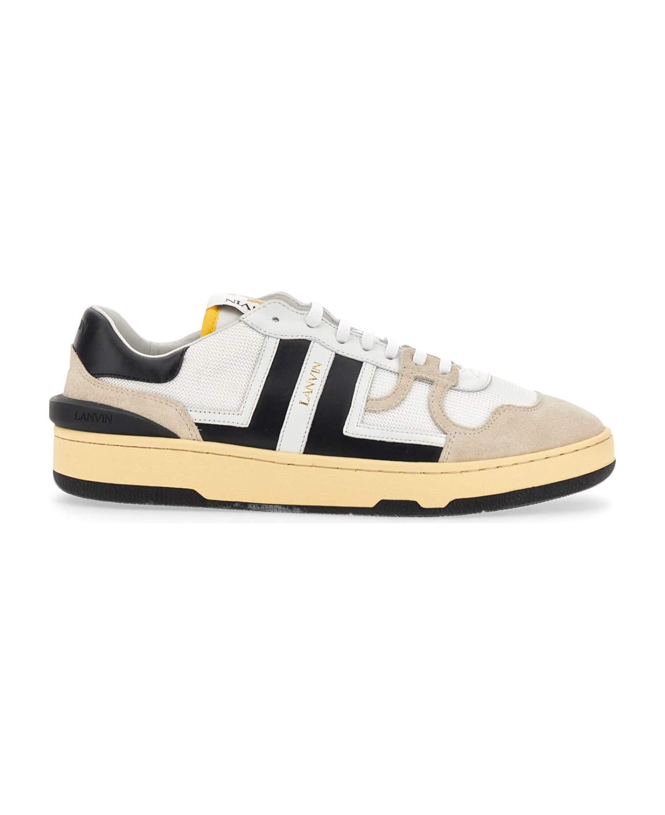 Lanvin Sneaker Clay Low Top - White/black