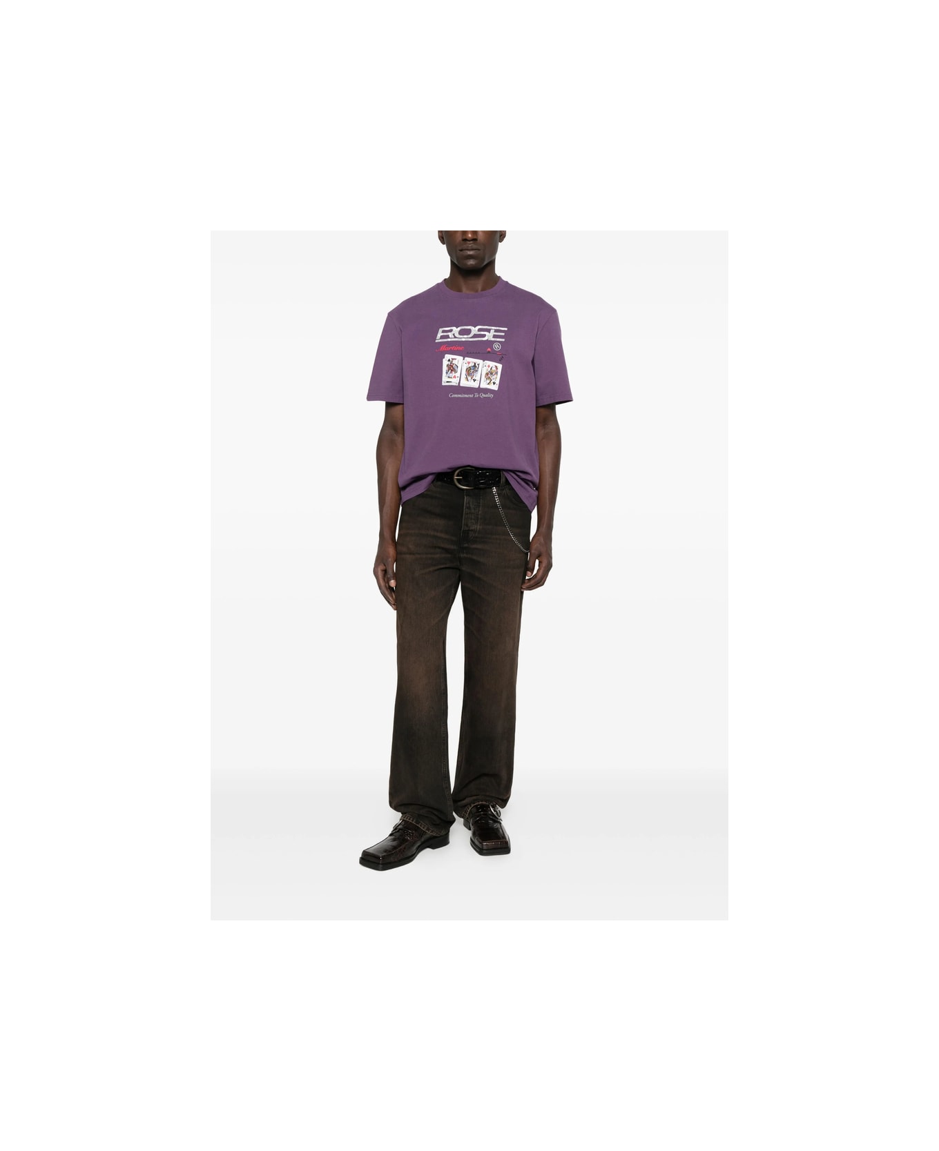 Martine Rose T-shirt - PURPLE