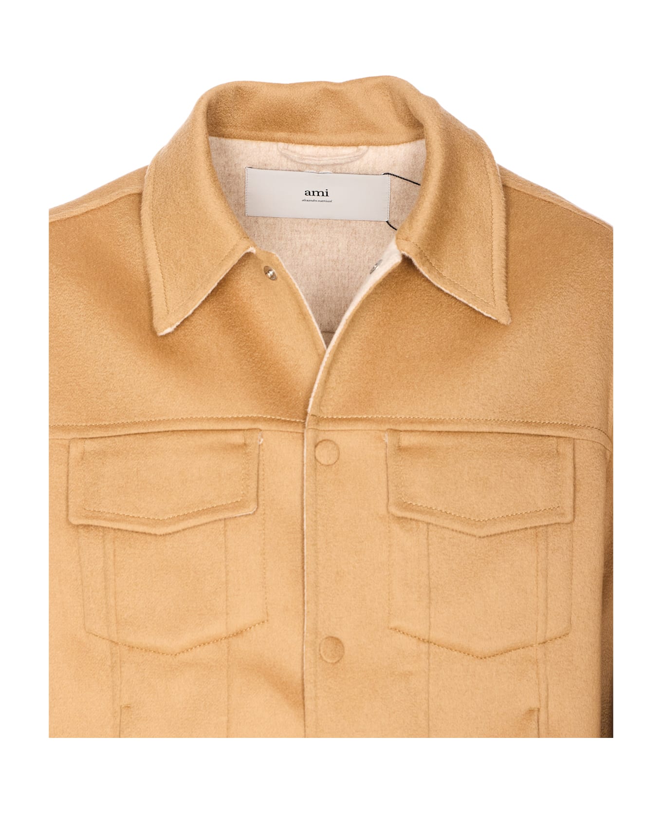 Ami Alexandre Mattiussi Trucker Jacket - Beige