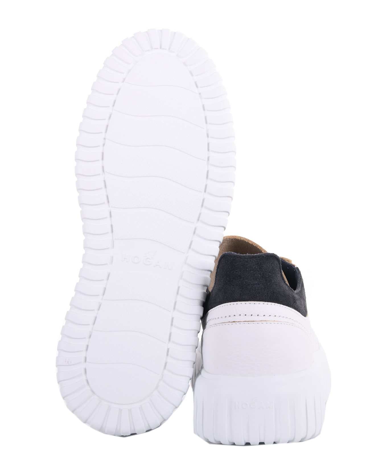 Hogan H-stripes Sneakers - White