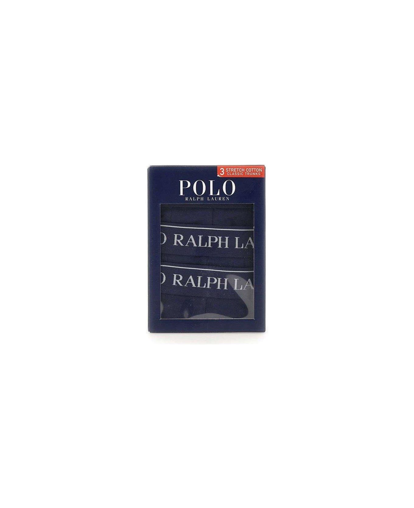 Polo Ralph Lauren Tripack Cotton Boxer - BLUE