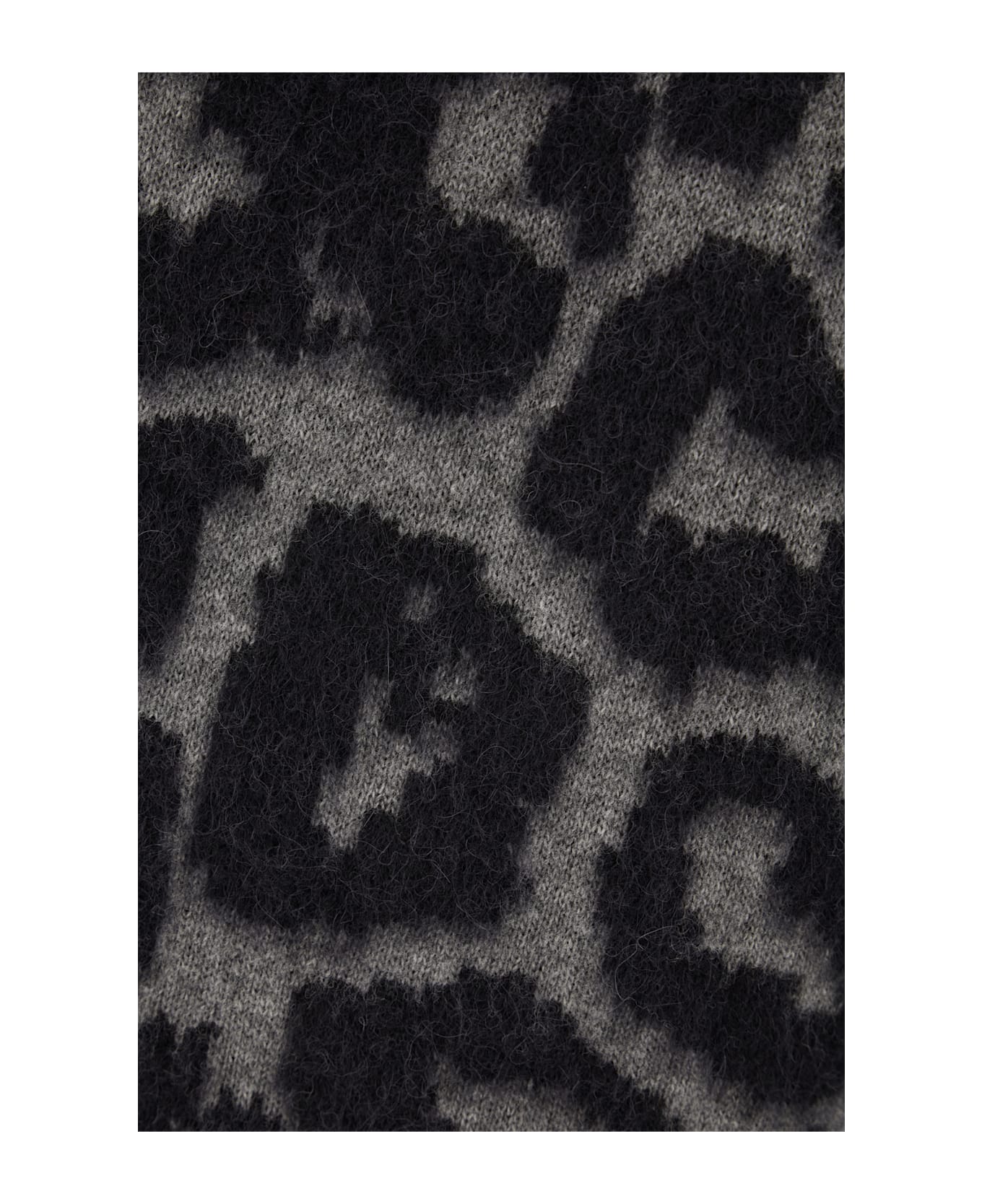 Stella McCartney Embroidered Wool Blend Sweater - BLACK GREY