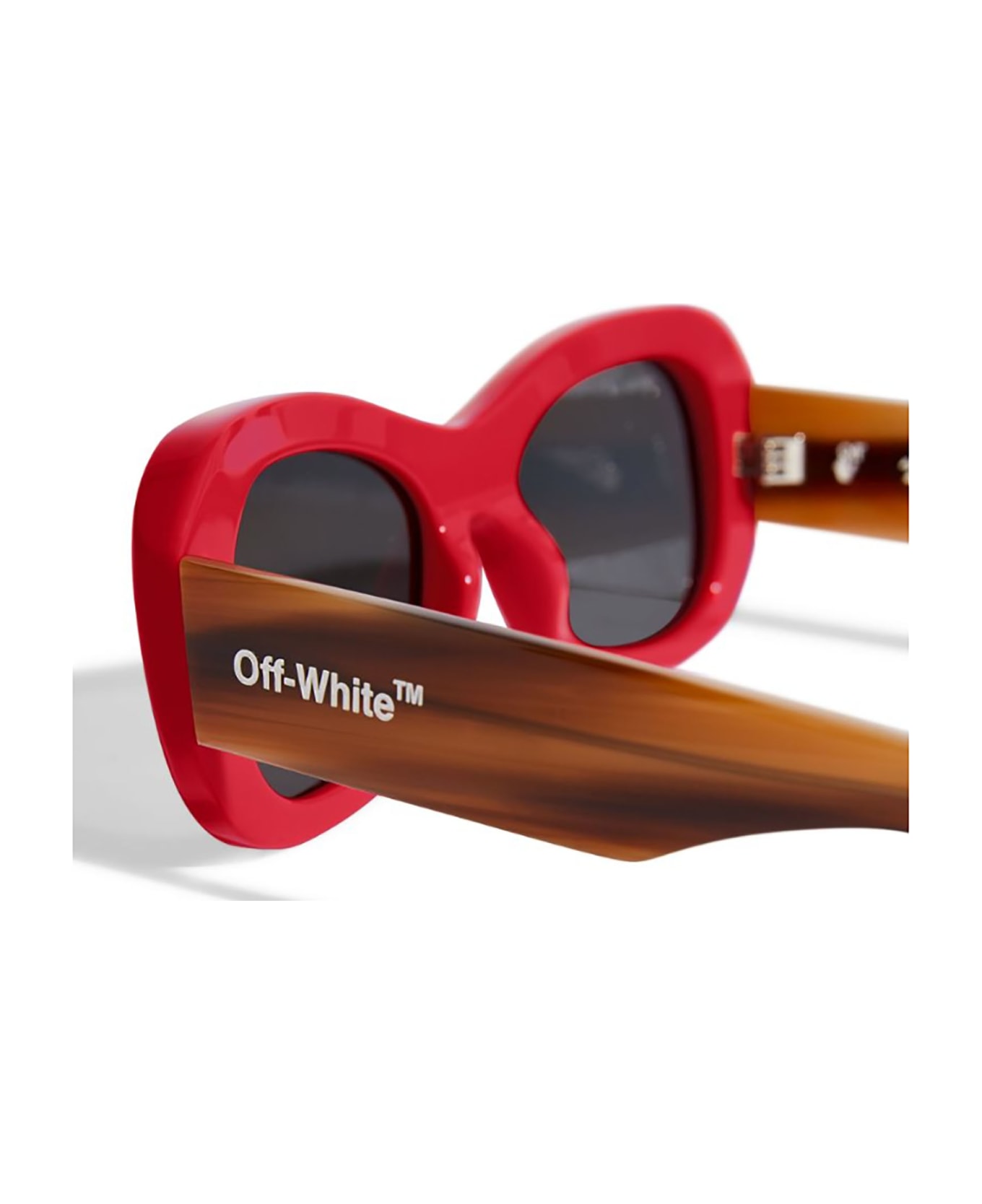 Off-White AF PABLO SUNGLASSES RED DARK G Sunglasses - Red