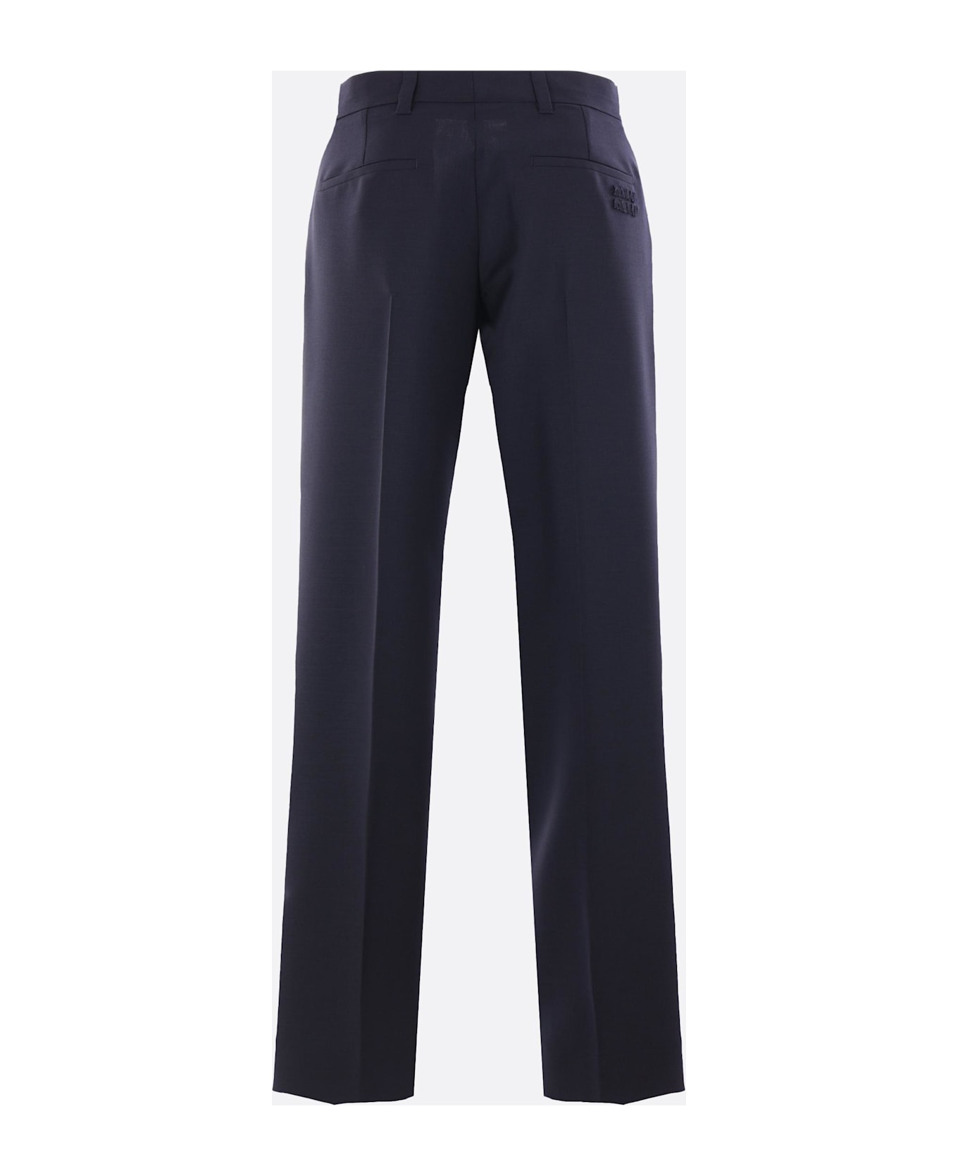 Miu Miu Kid Mohair Trousers - NAVY