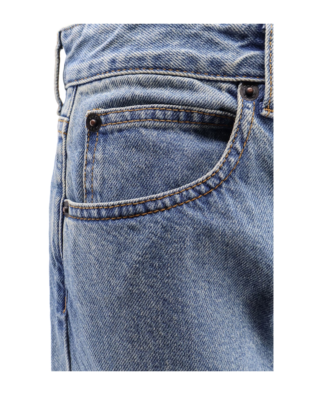 The Row Riaco Cotton Jeans - Blue