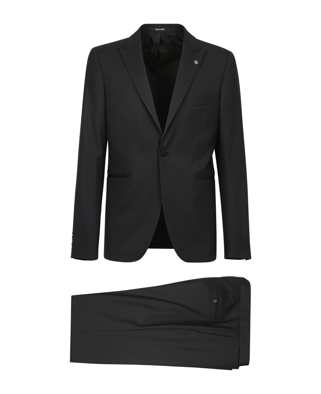 Tagliatore Three-piece Dinner Suit - Black