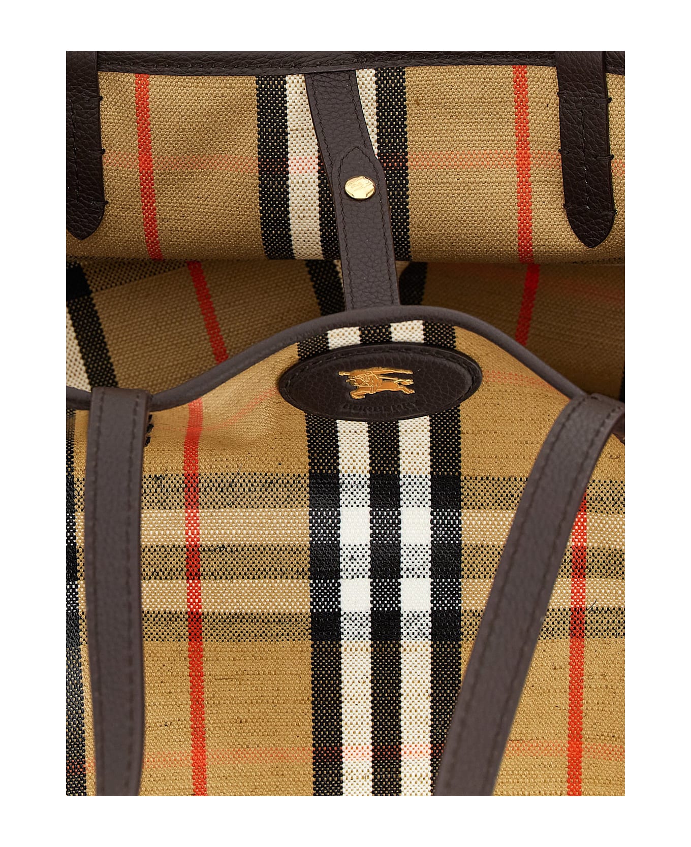 Burberry Medium 
highlands
 Shopping Bag - Beige