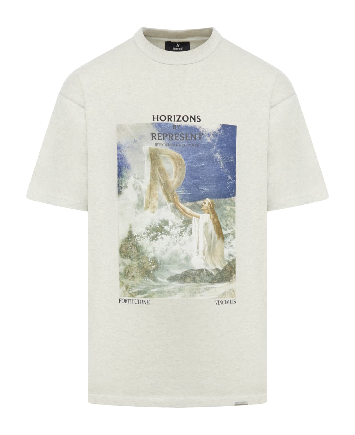 REPRESENT Higher Truth T-shirt - Cream Marl