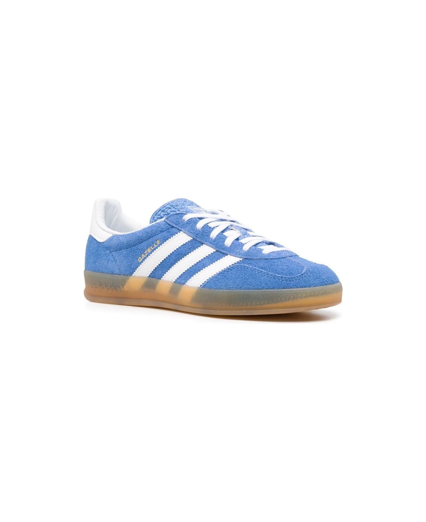 Adidas Gazelle Indoor Sneakers - Blufus Ftwwht Goldm