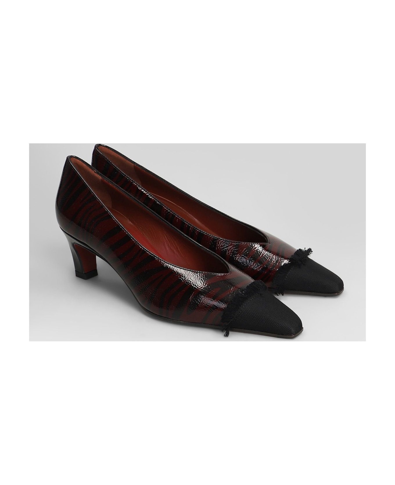 Roberto Festa Ava Pumps In Bordeaux Leather - bordeaux
