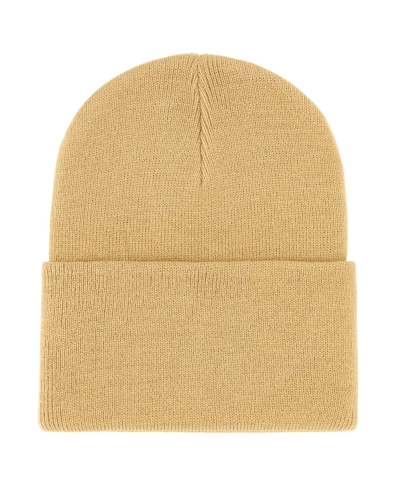 Carhartt Beige Acrylic Watch Hat - DUSTYHBROWN