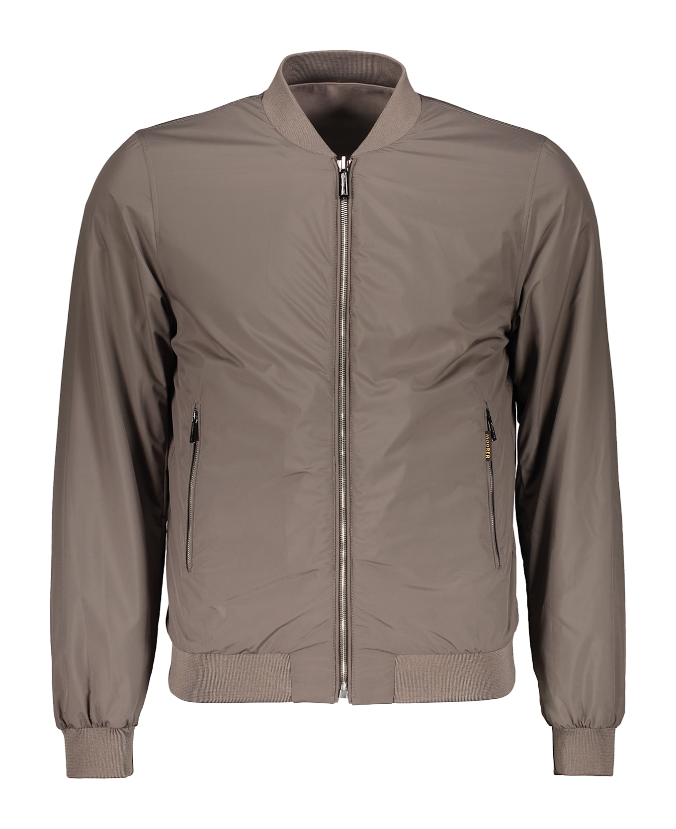 Moorer Leather Jacket - taupe
