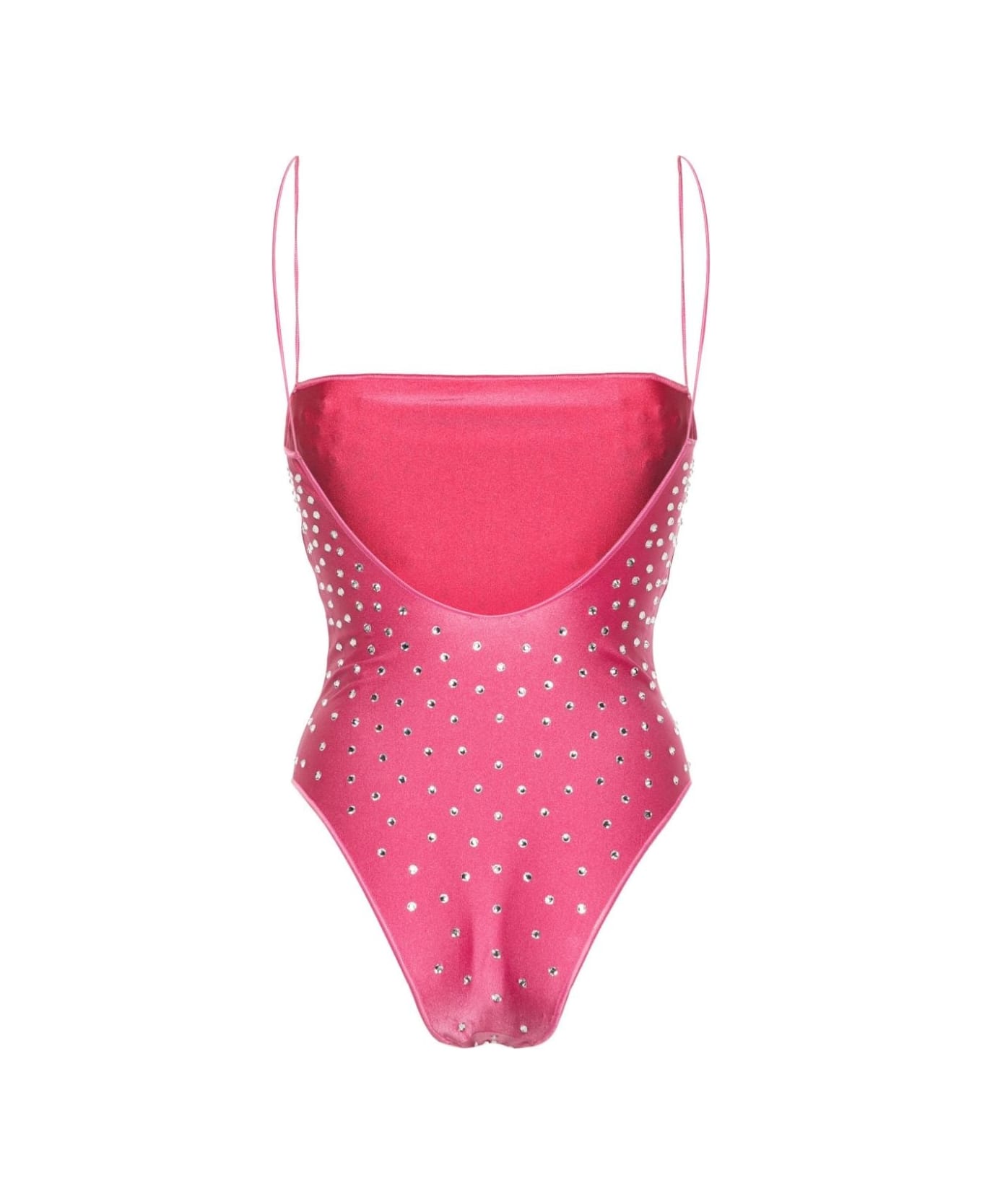 Oseree Flamingo Gem Maillot Swimsuit - Pink ワンピース