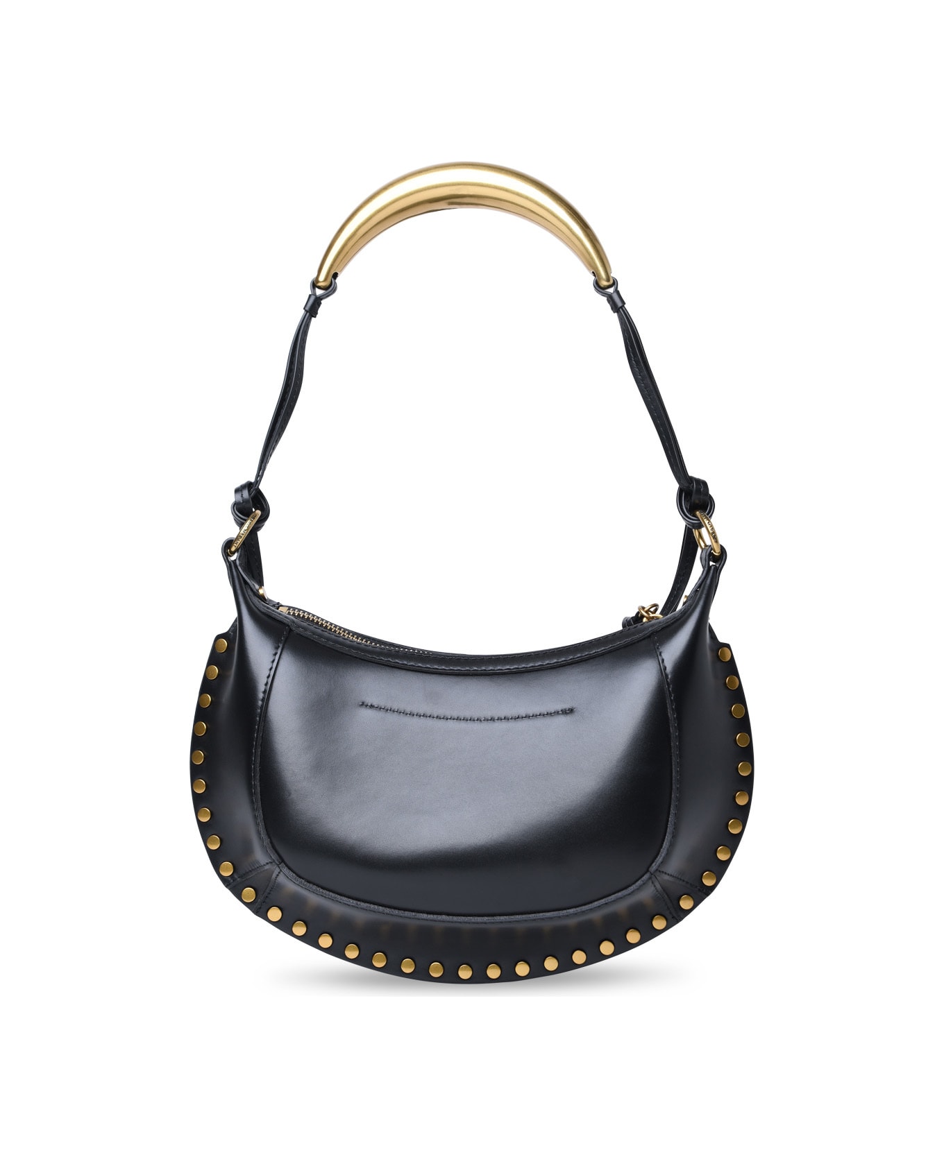 Isabel Marant 'oskan' Black Leather Crossbody Bag - Black