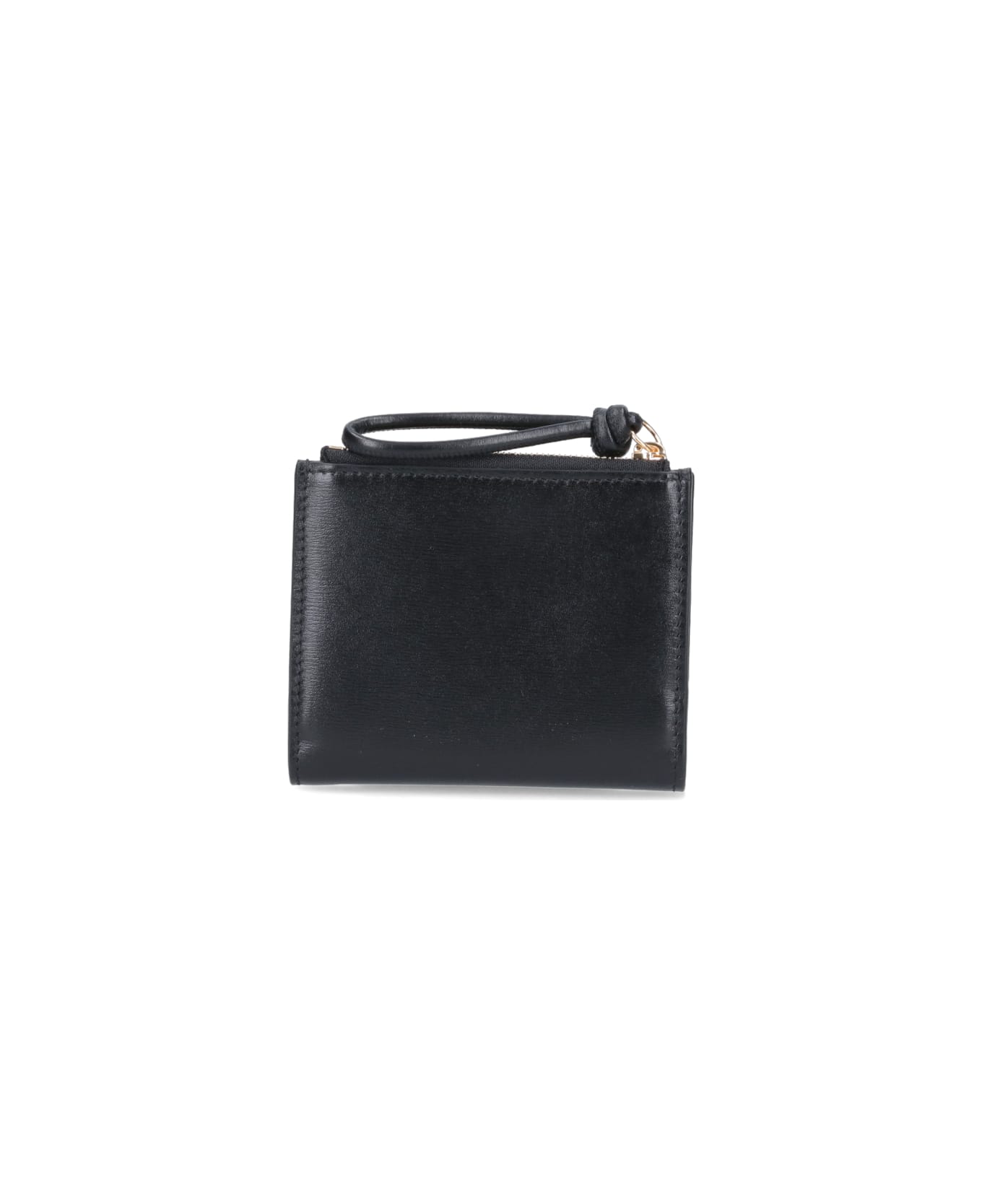 Jil Sander Black Calf Leather Wallet - Black