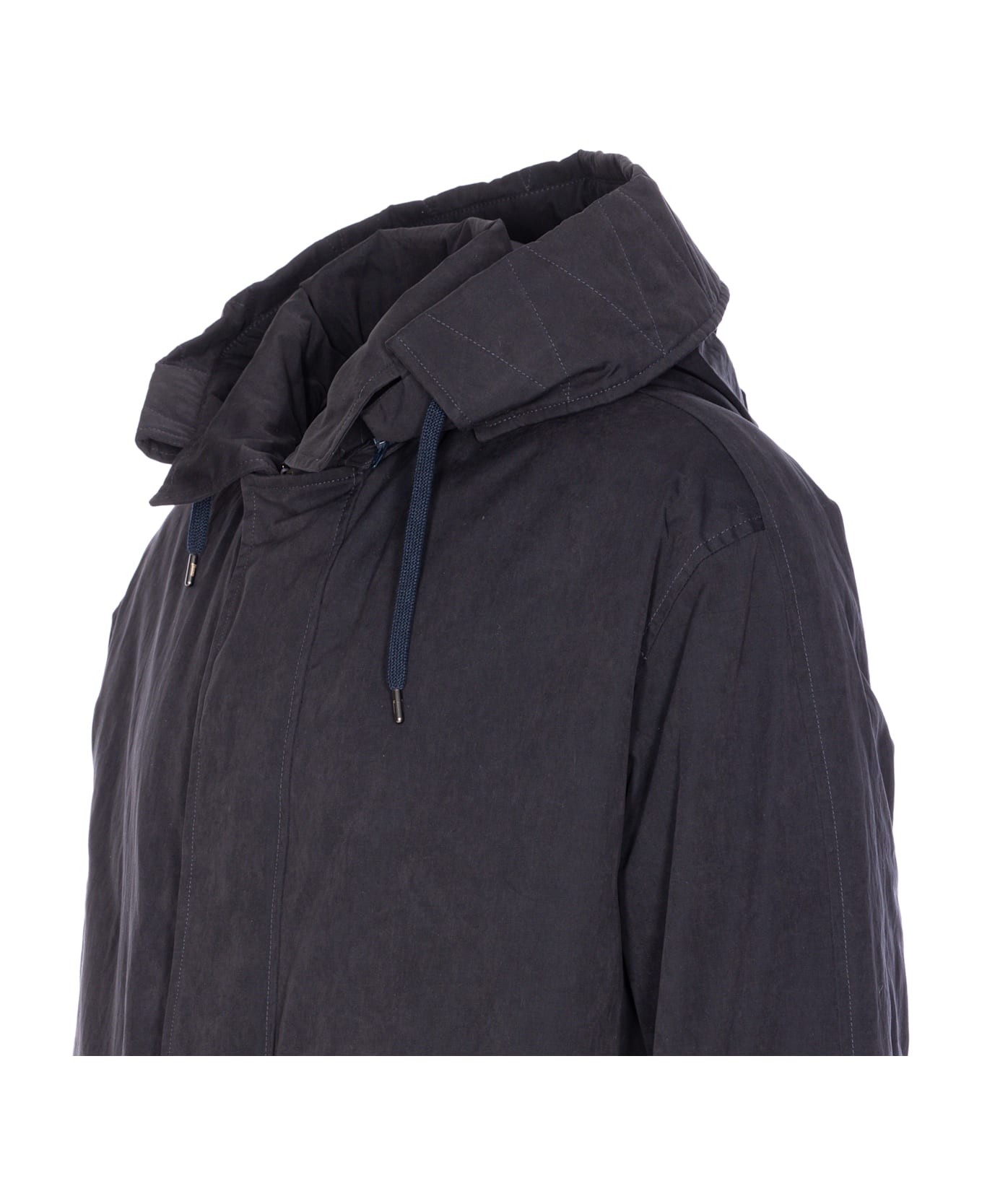 Herno Long Parka - Blue