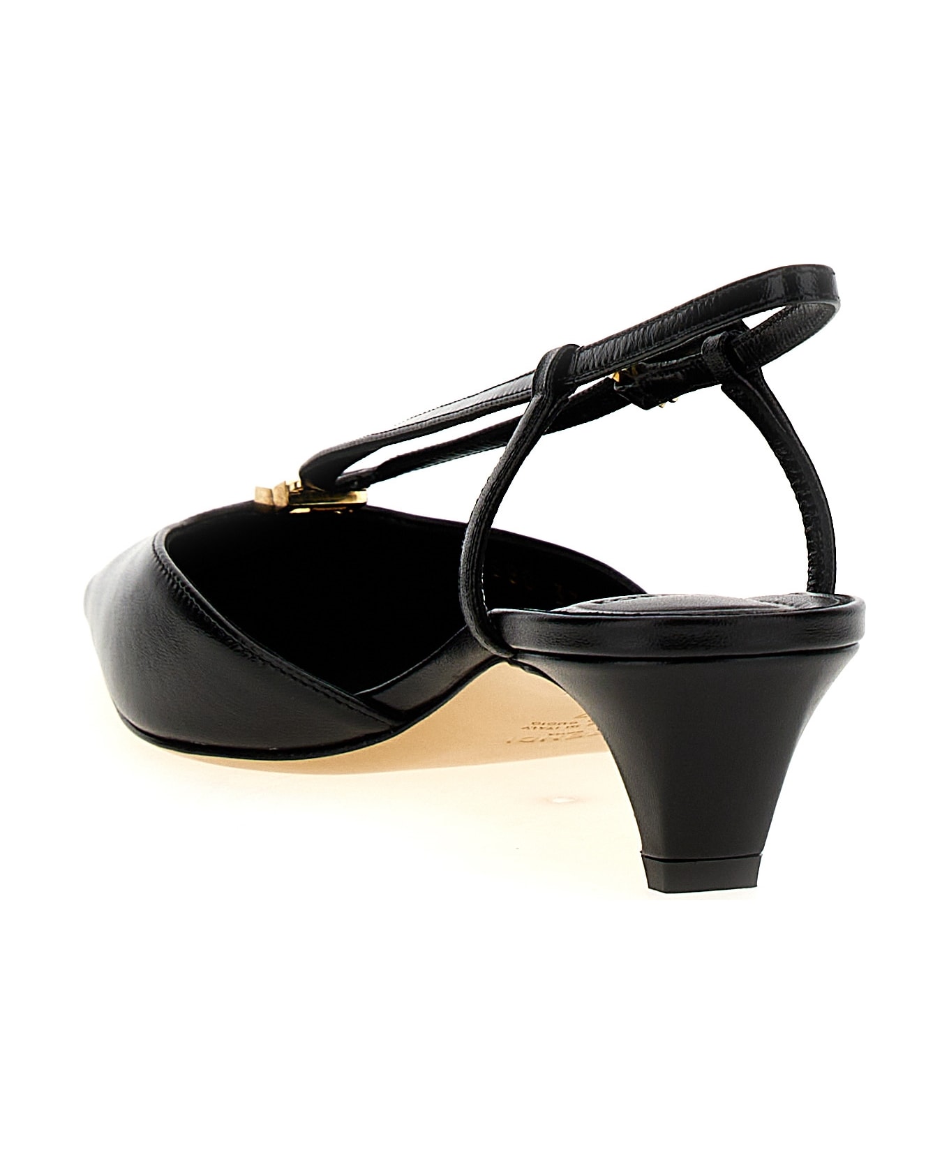 Fendi 'fold' Slingback - Black  