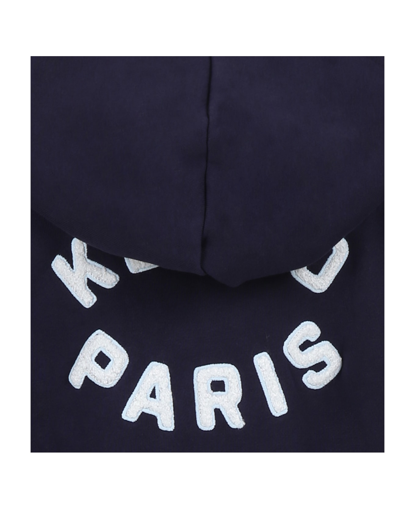 Kenzo Kids Blue Sweatshirt For Kids With Logo - Blue